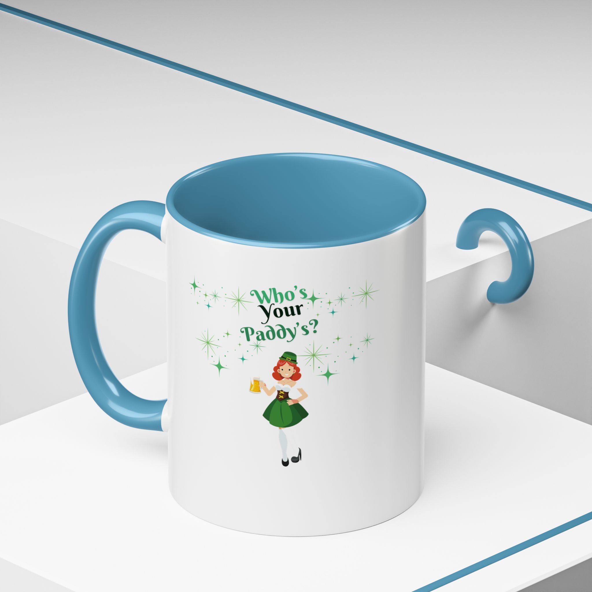 Who's Your Paddy's? Accent Coffee Mug