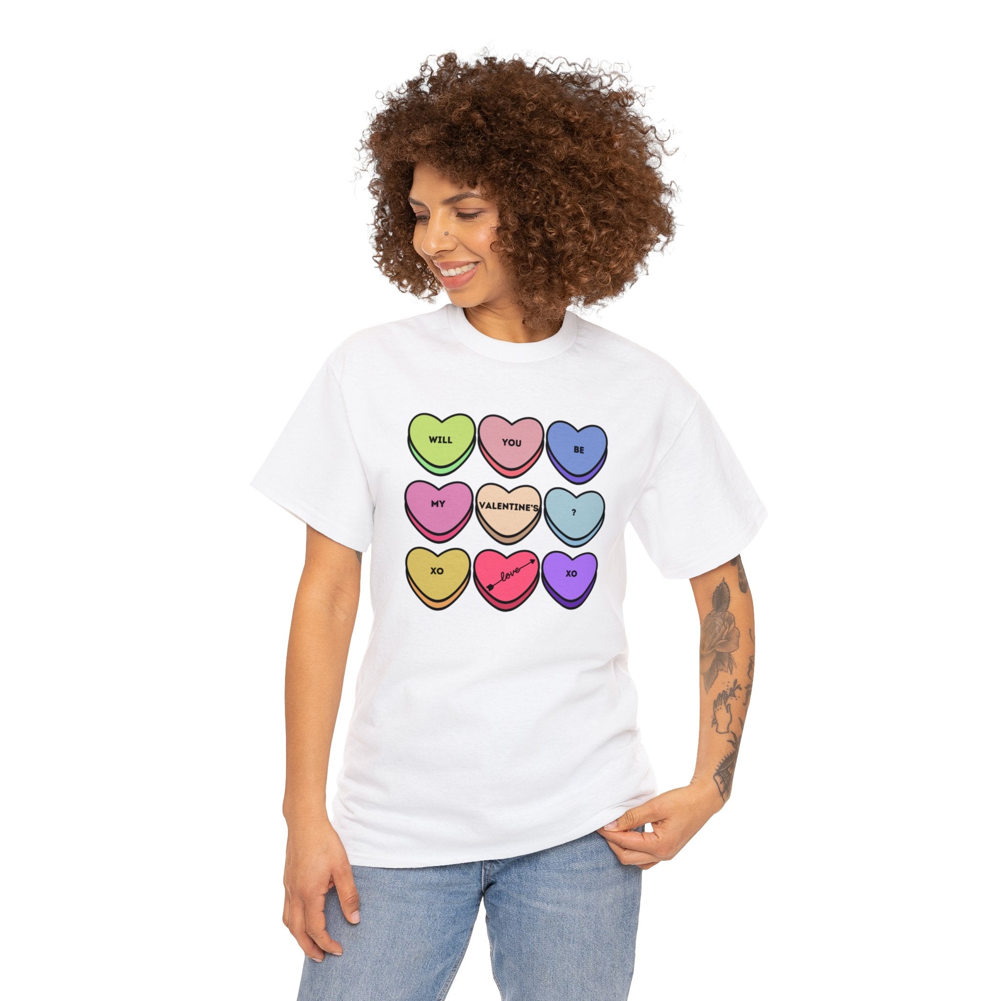 Will You Be My Valentine? Unisex Heavy Cotton Tee