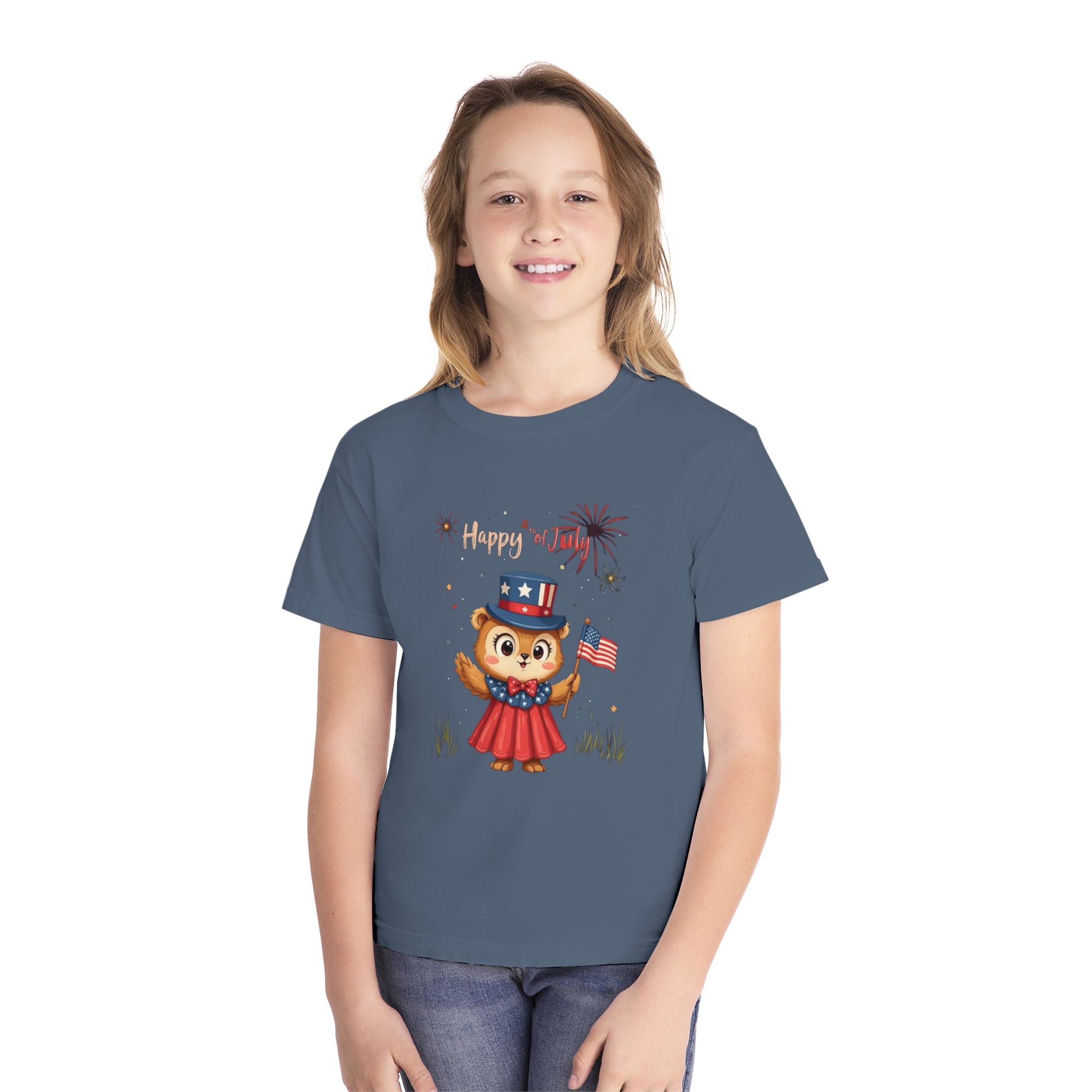 Happy Independence Day Youth Midweight Tee