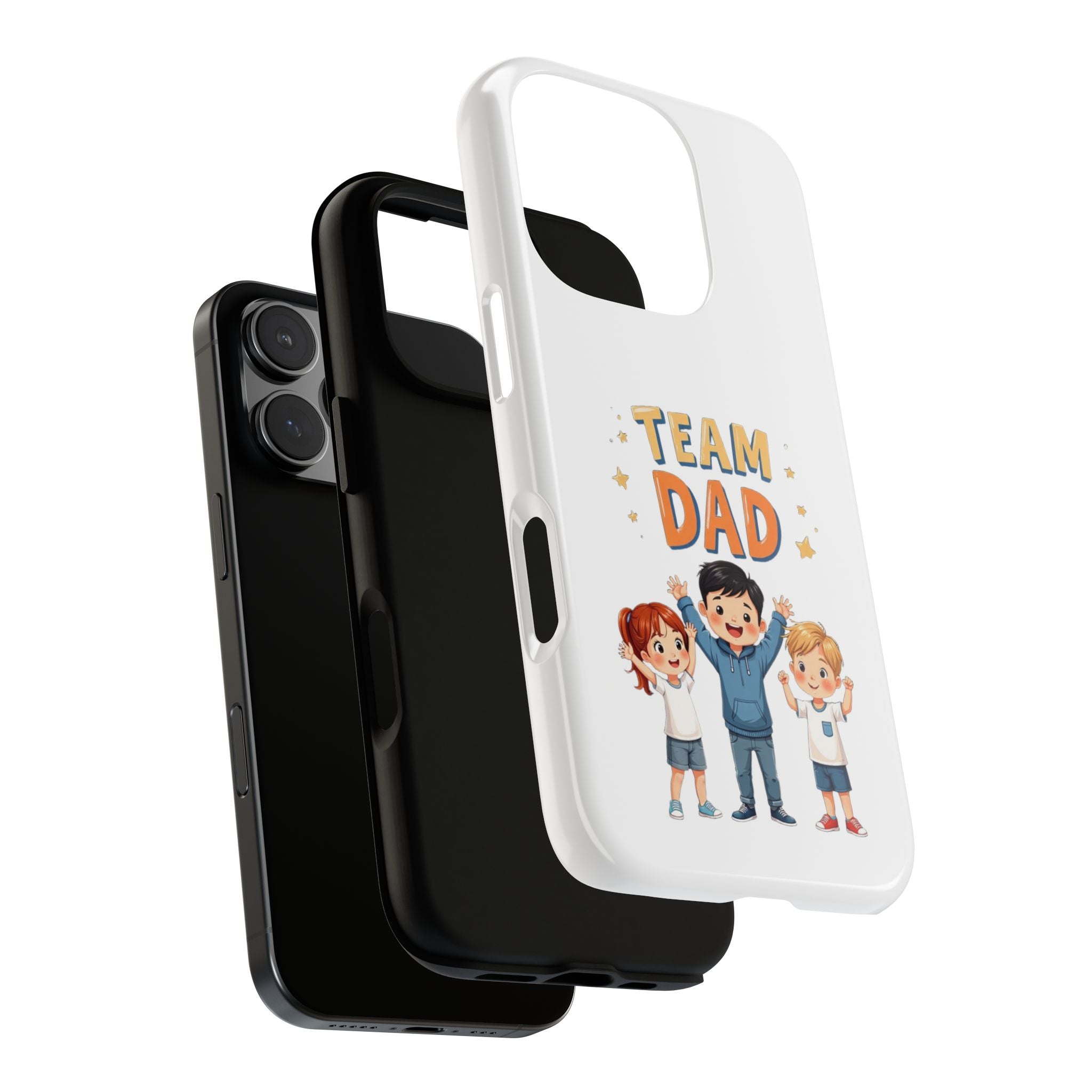 Team Dad Phone Case, Fun Gift for Fathers, Durable Phone Protector, Cute Dad Team Merchandise, Father's Day Special