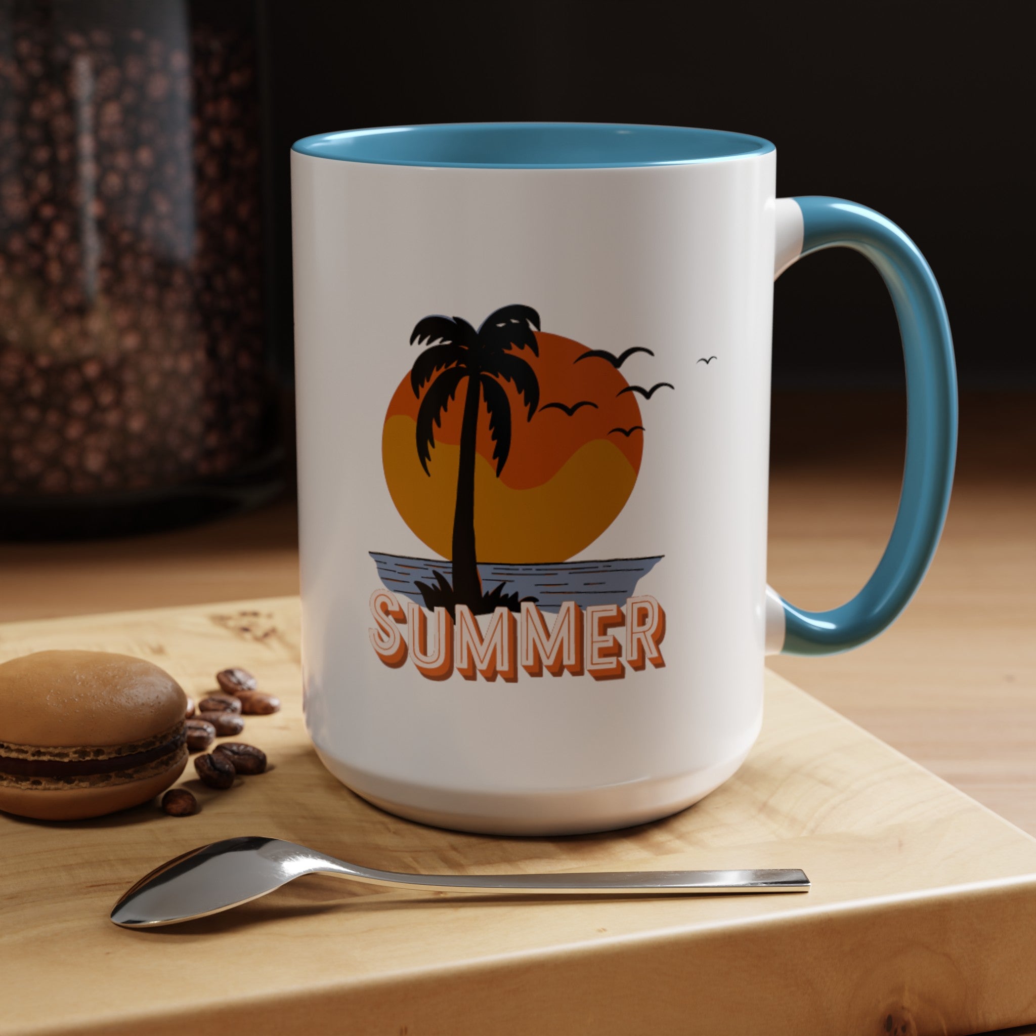 Summer Sunset Accent Coffee Mug (11, 15oz)