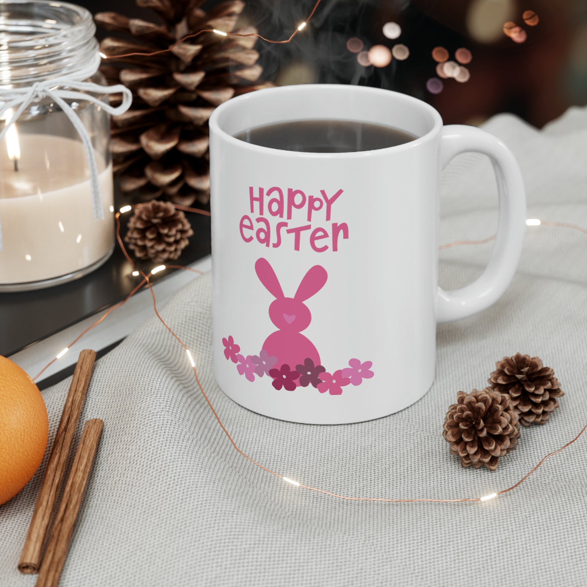 Happy Bunny Day Ceramic Mug, 11oz