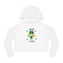 Blessed & Lucky Women’s Cropped Hooded Sweatshirt