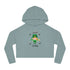 Blessed & Lucky Women’s Cropped Hooded Sweatshirt