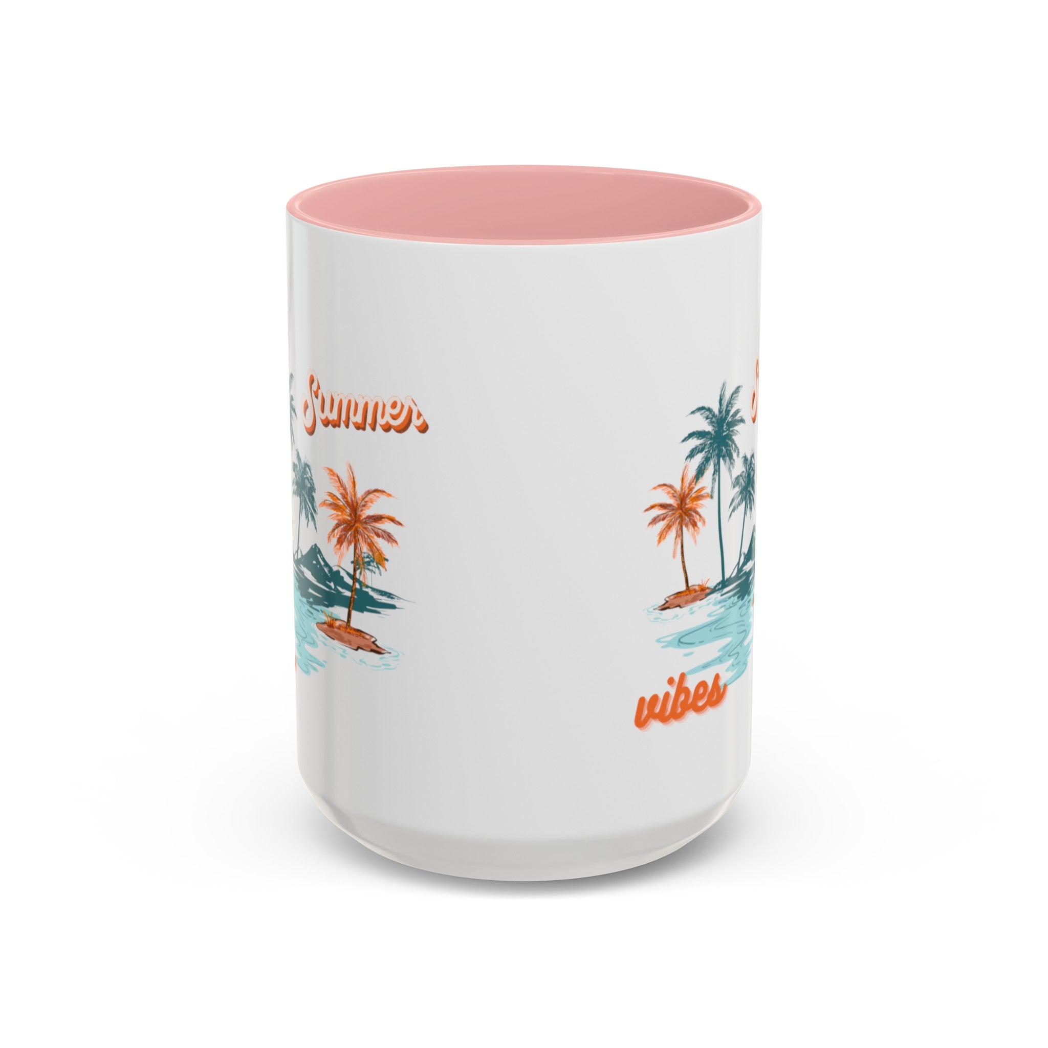 Summer Season Vibes Accent Coffee Mug (11, 15oz)