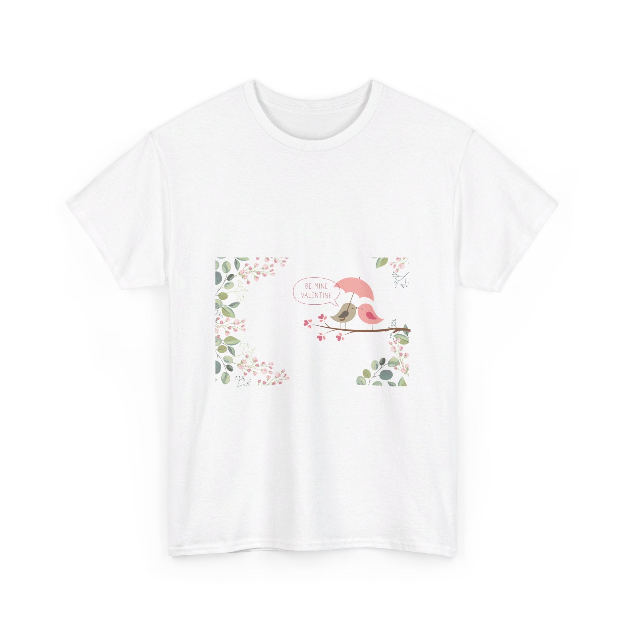 Happy Valentine's Day Lovers Unisex Heavy Cotton Tee