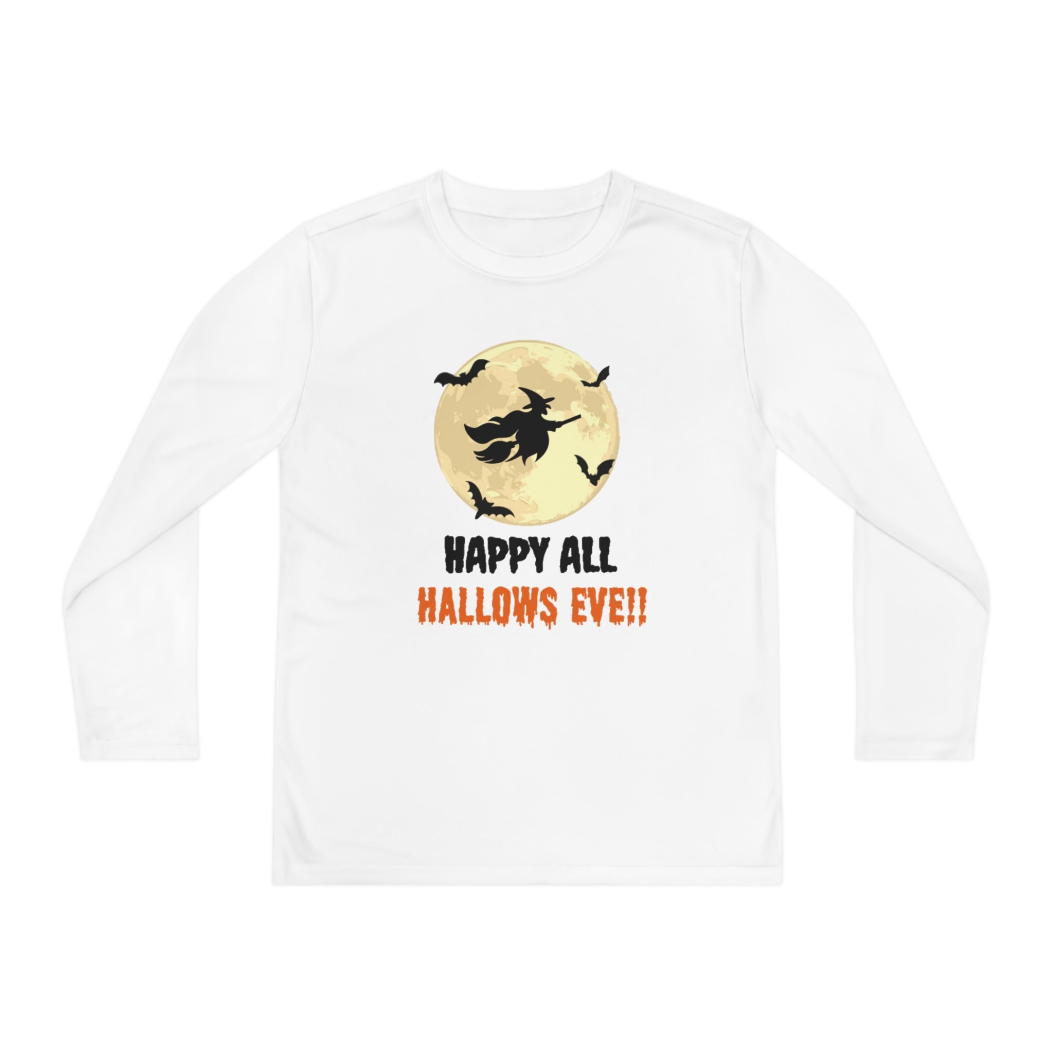Happy All Hallows Eve Youth Long Sleeve Competitor Tee