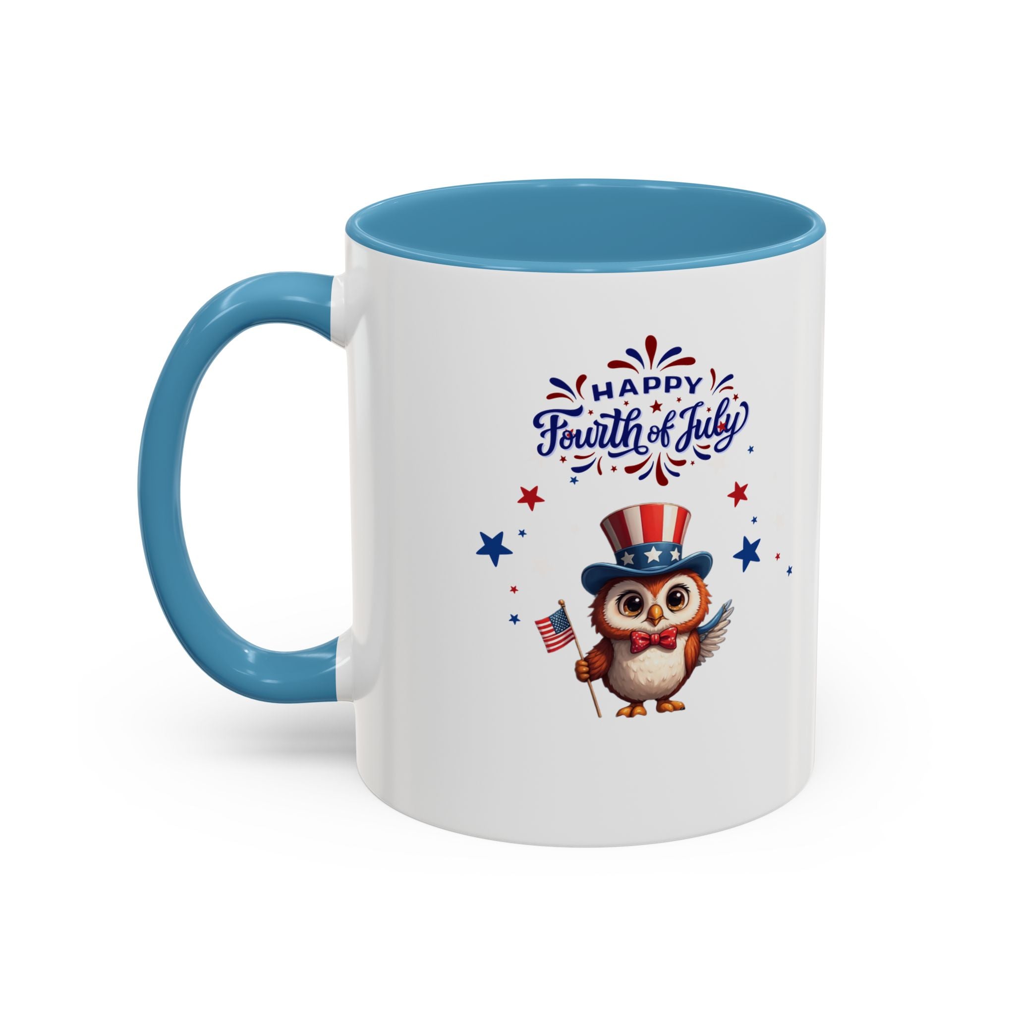 American Eagle Happy 4th of July Coffee Mug
