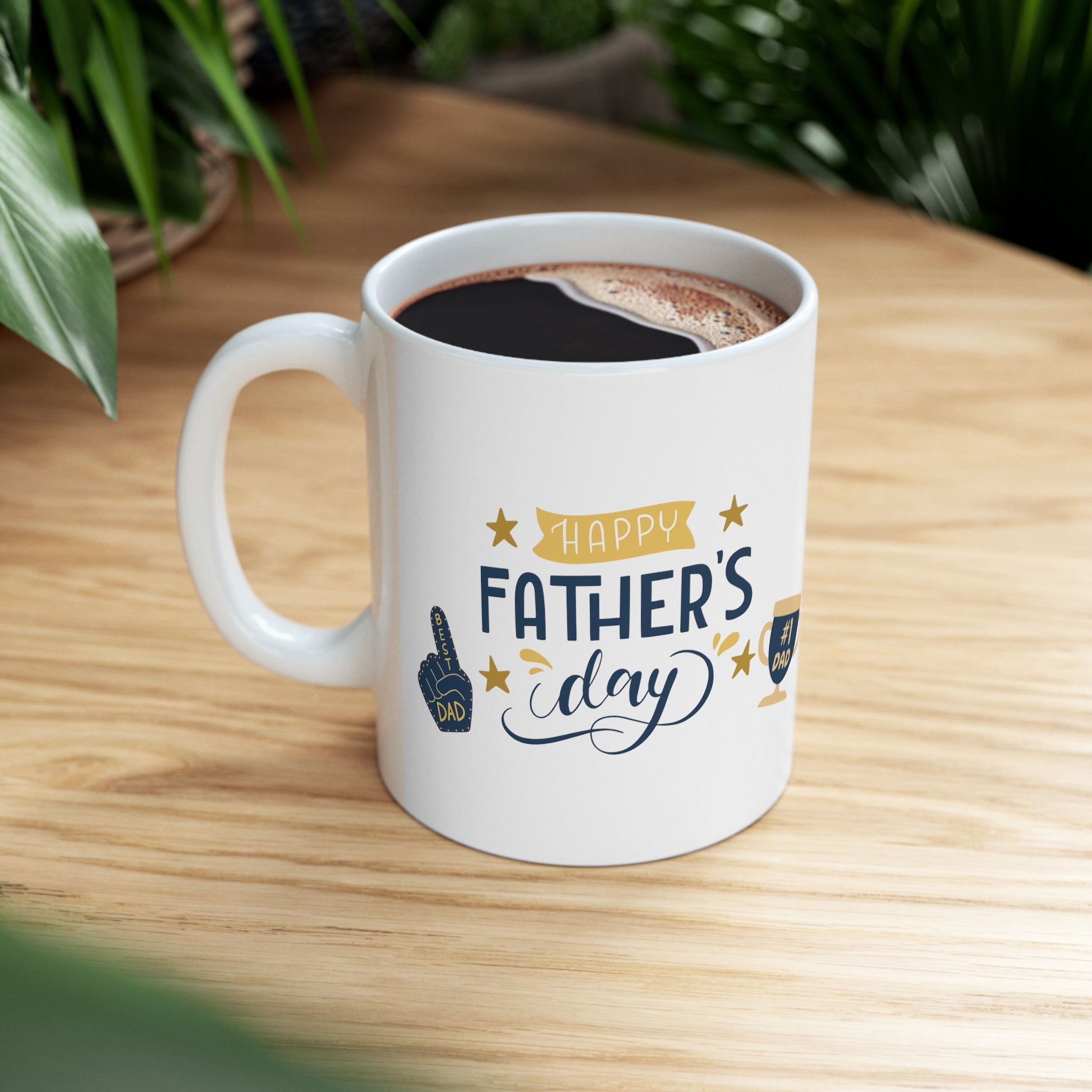 Happy Dad's Day No.1 Ceramic Mug 11oz