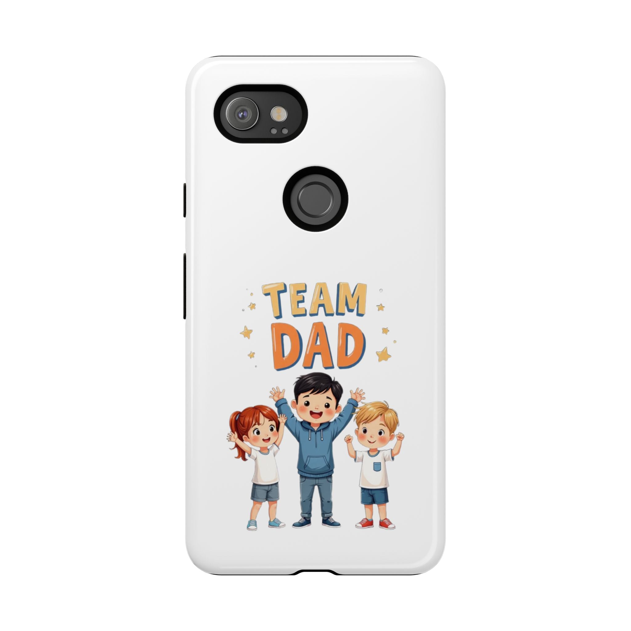 Team Dad Phone Case, Fun Gift for Fathers, Durable Phone Protector, Cute Dad Team Merchandise, Father's Day Special