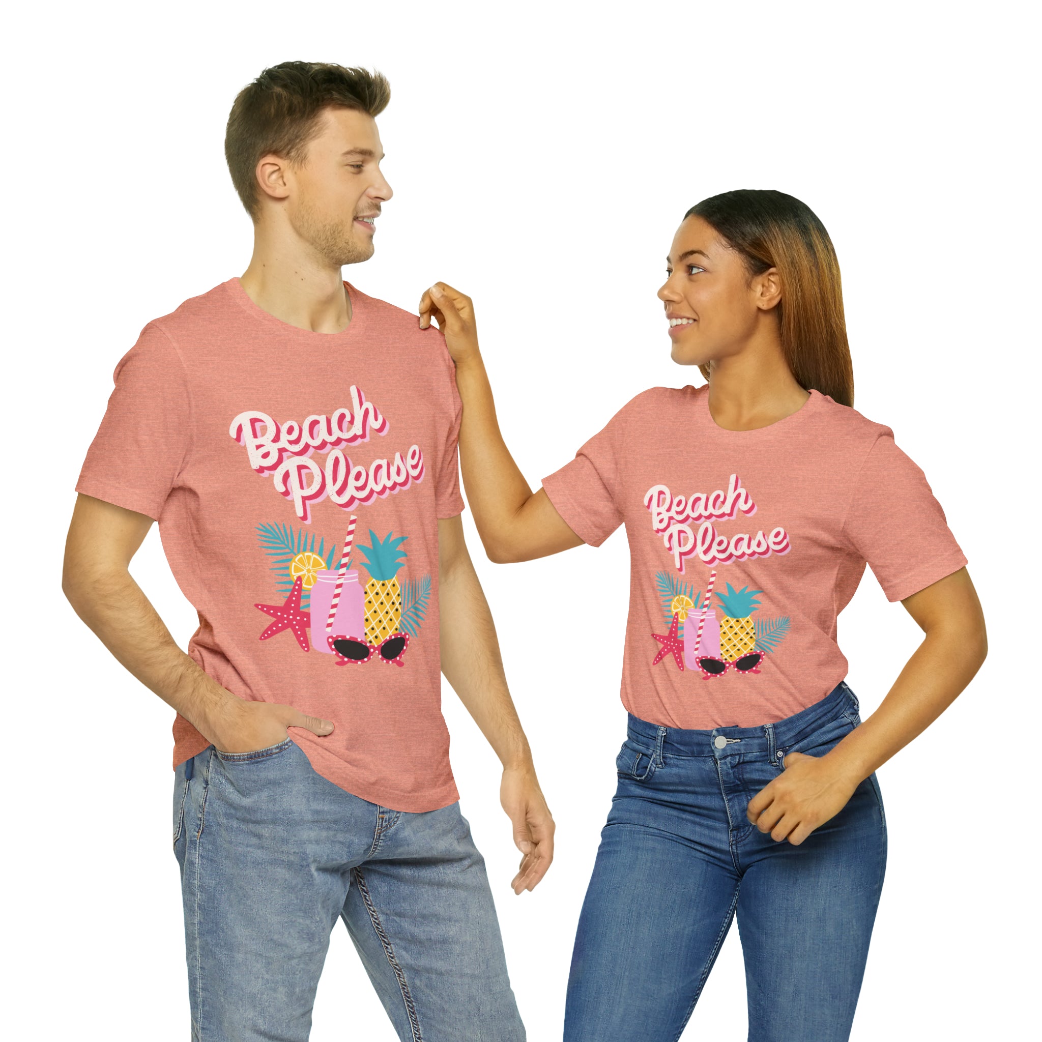 Beach Please Unisex Jersey Short Sleeve Tee