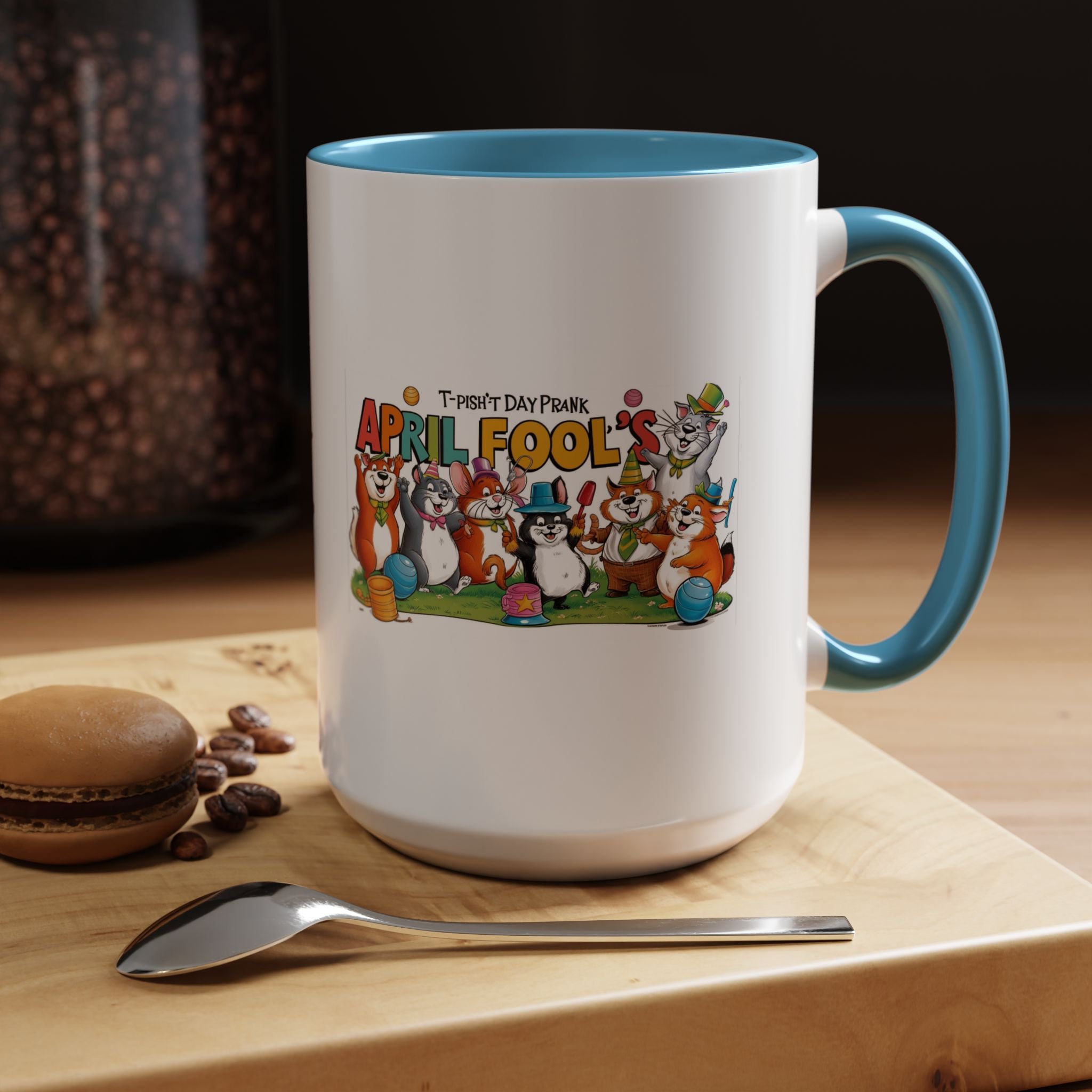T-Pish'-T Day Prank Accent Coffee Mug
