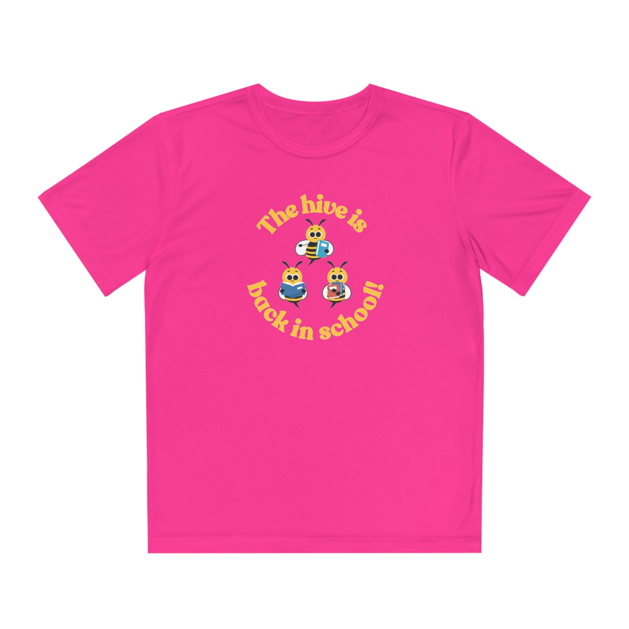 The Hive Is Back In School Youth Competitor Tee