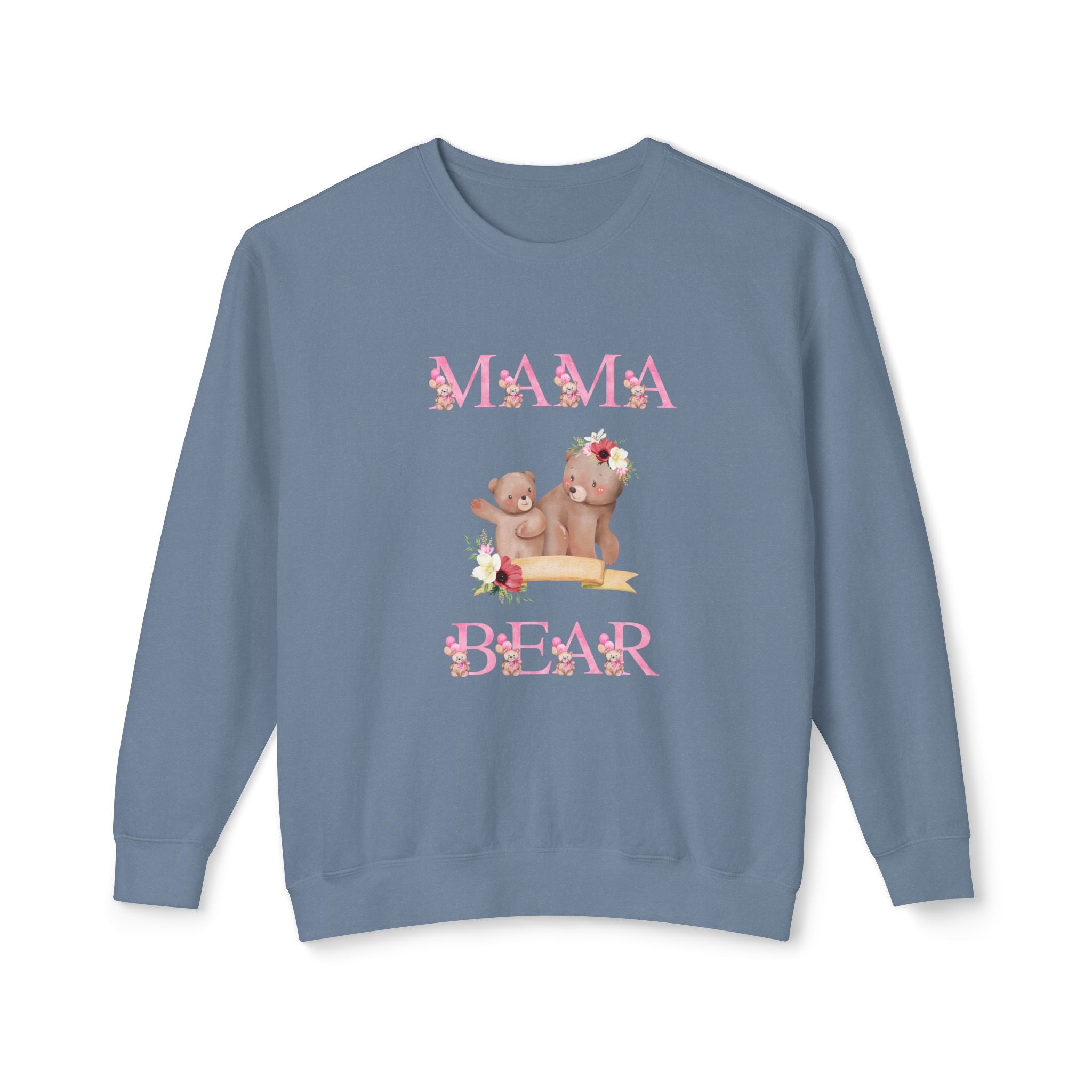 Mama Bear Unisex Lightweight Crewneck Sweatshirt