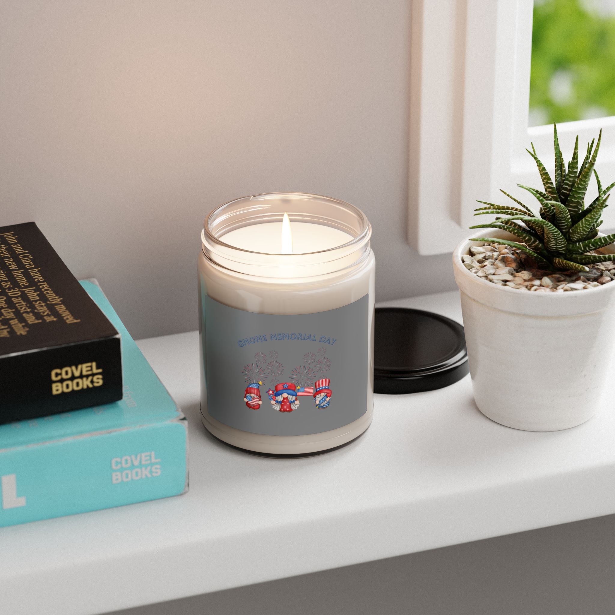 Gnome Memorial Day Scented Candle