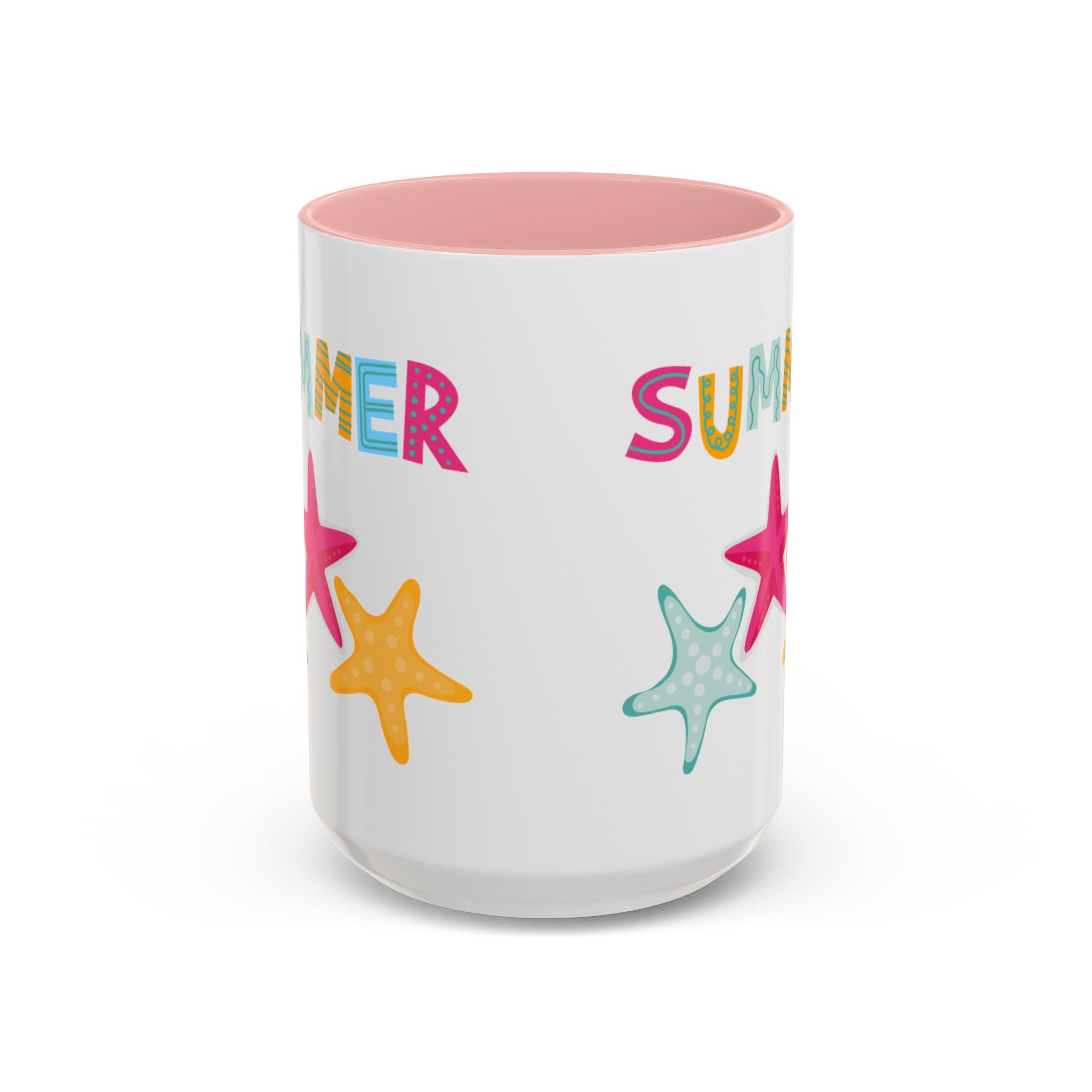 Summer Starfish Accent Coffee Mug (11, 15oz)