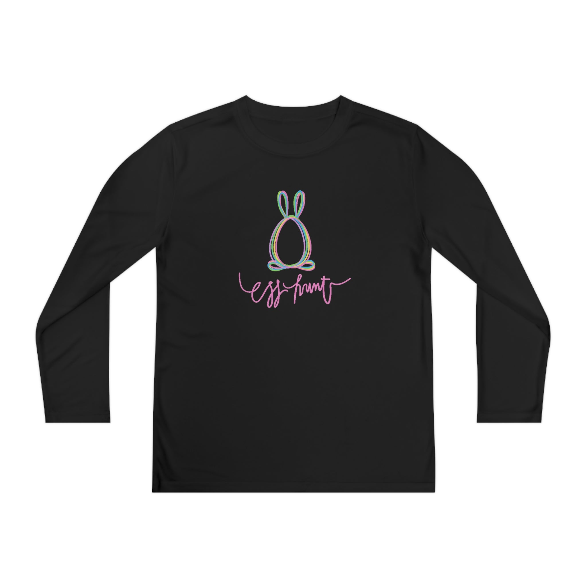 Egg Hunt Youth Long Sleeve Competitor Tee