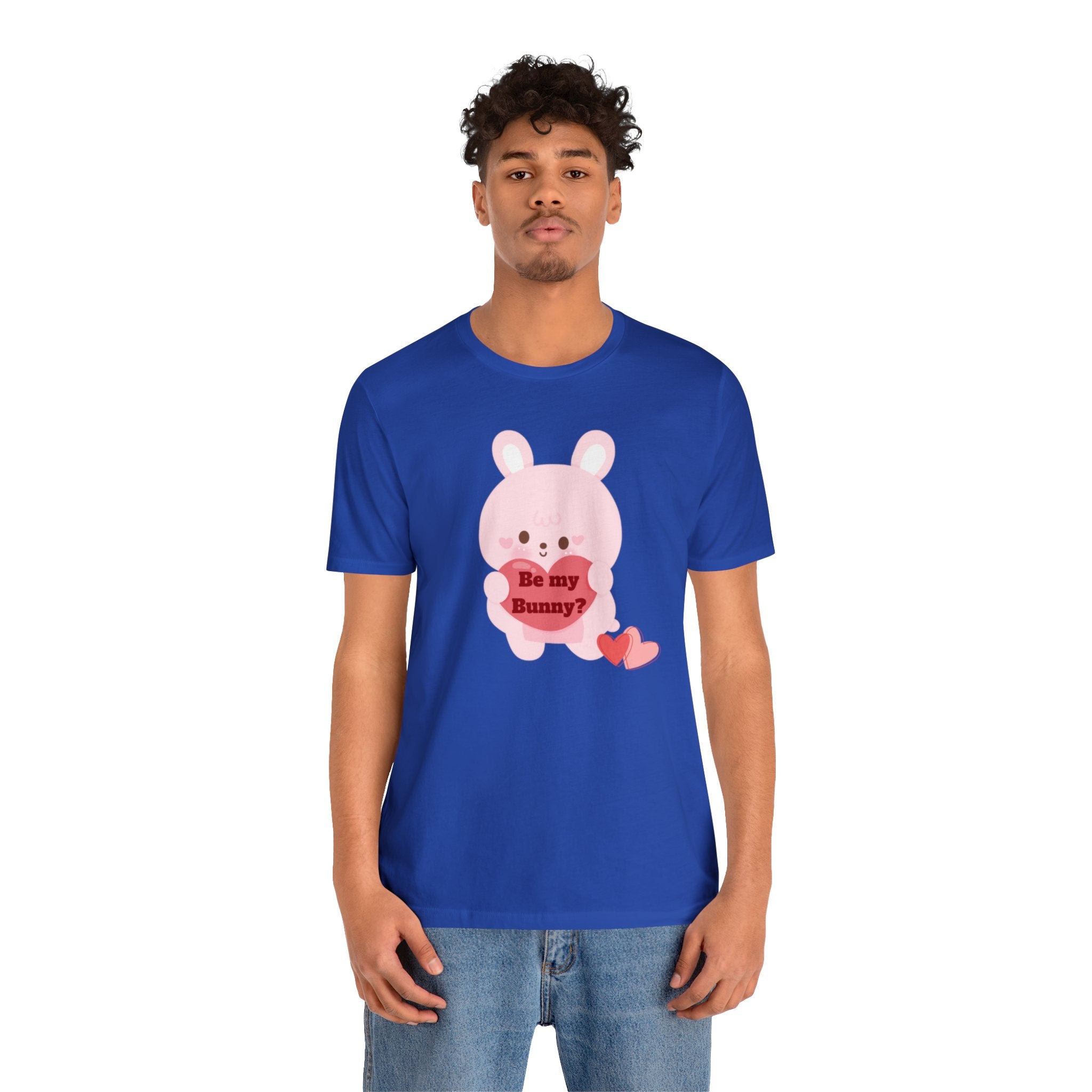 V-Day BunnyUnisex Jersey Short Sleeve Tee