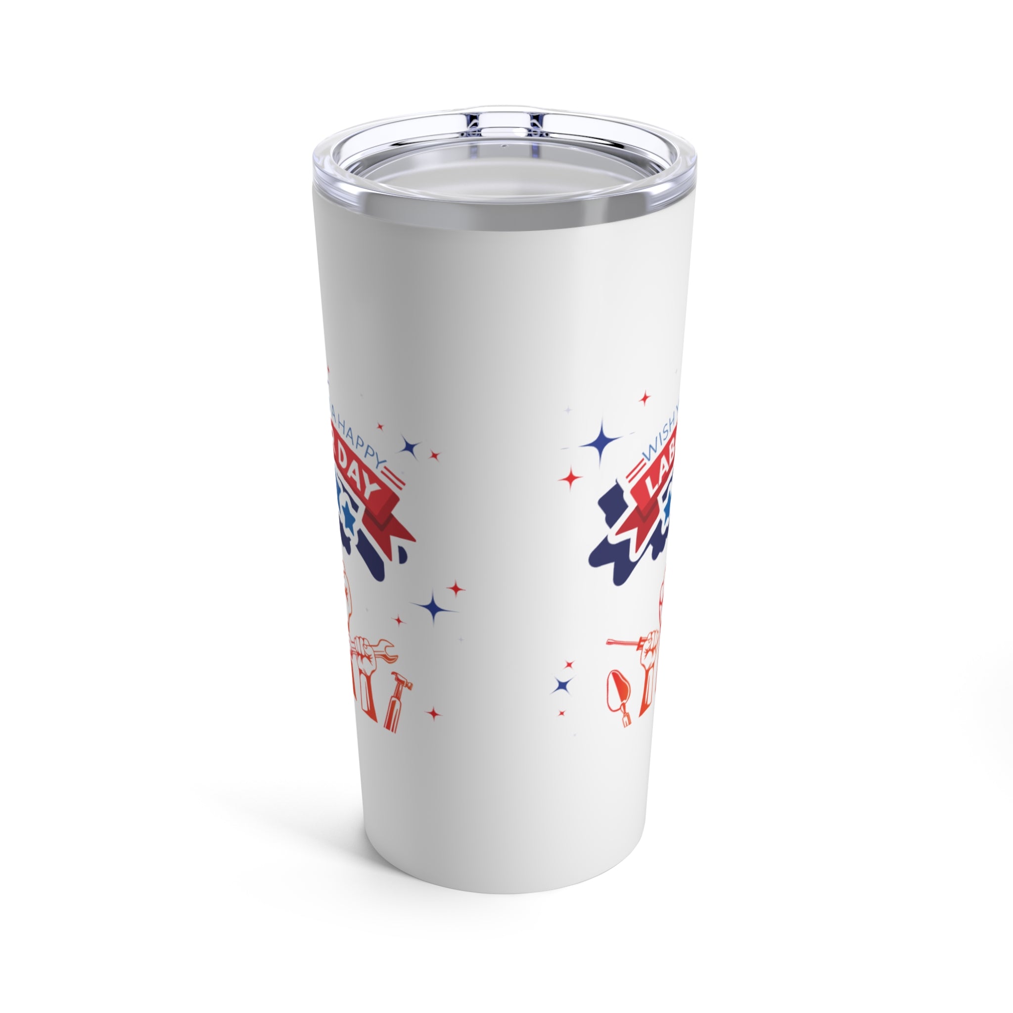 Wish U A Happy Labor Day Tumbler 20oz