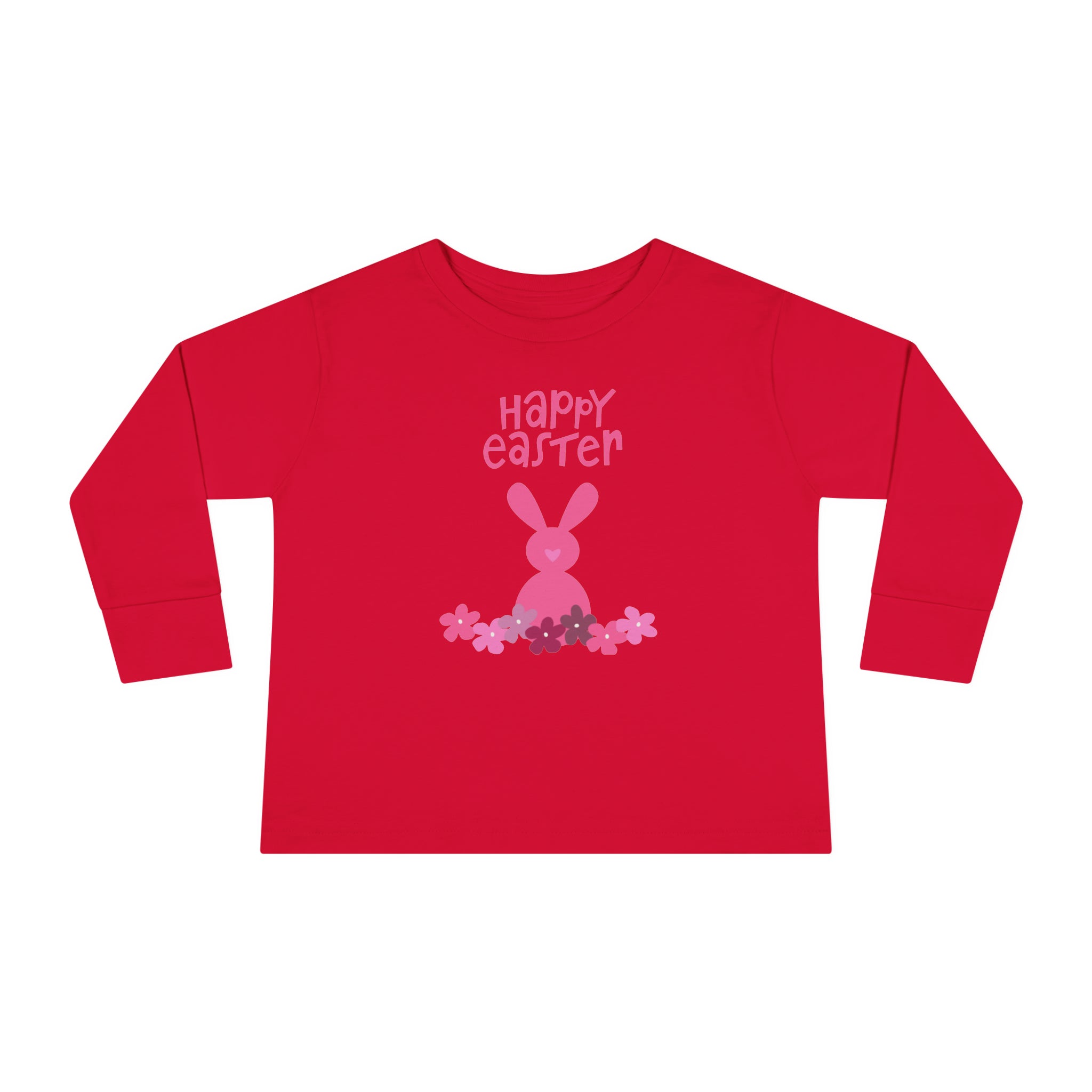 Happy Bunny Day Toddler Long Sleeve Tee