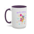 Little Miss April Fool's  Day Accent Coffee Mug - Fun & Whimsical 11oz/15oz