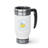 Let's Cheer For An Endless Summer Stainless Steel Travel Mug with Handle, 14oz