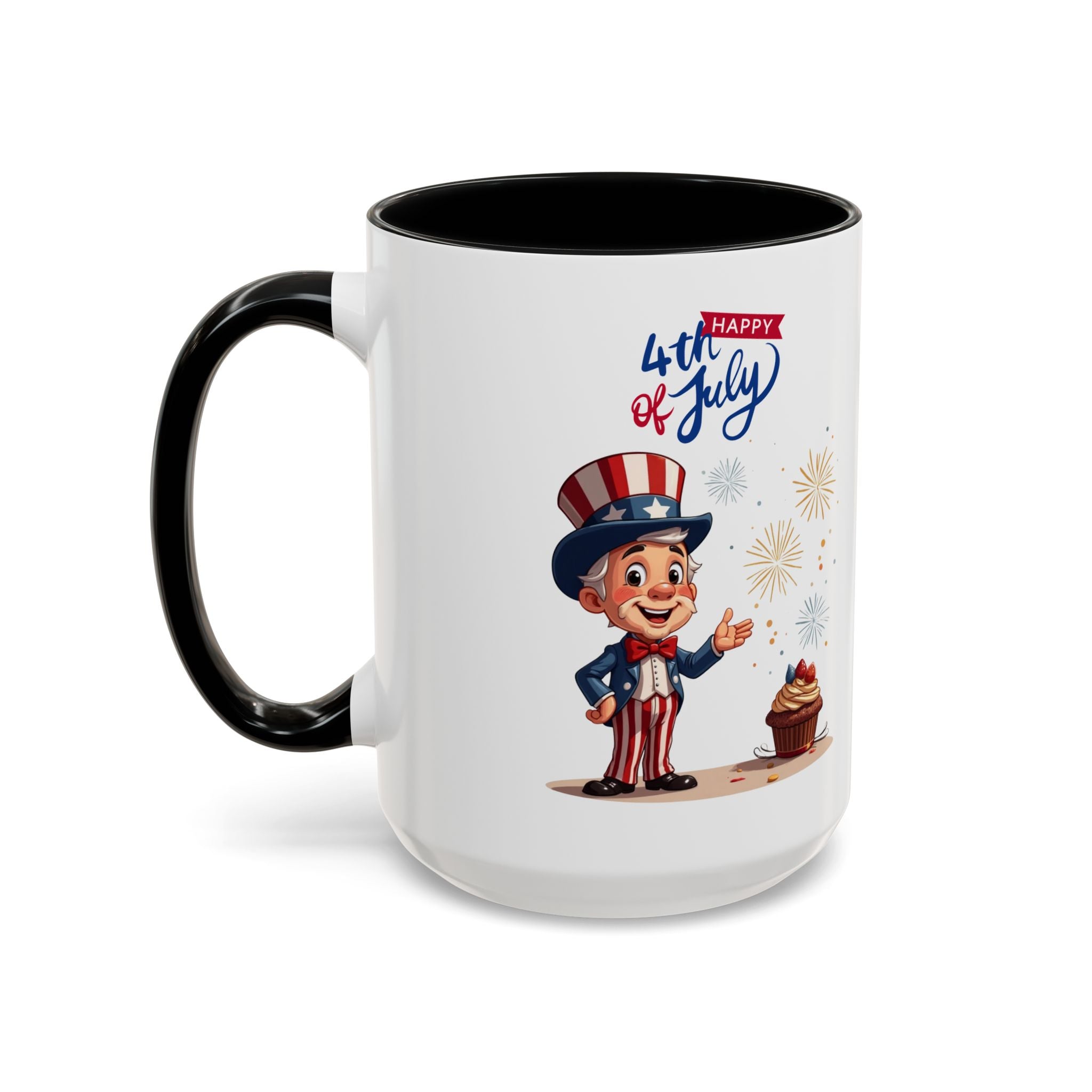 Uncle Sam Happy 4th of July Coffee Mug
