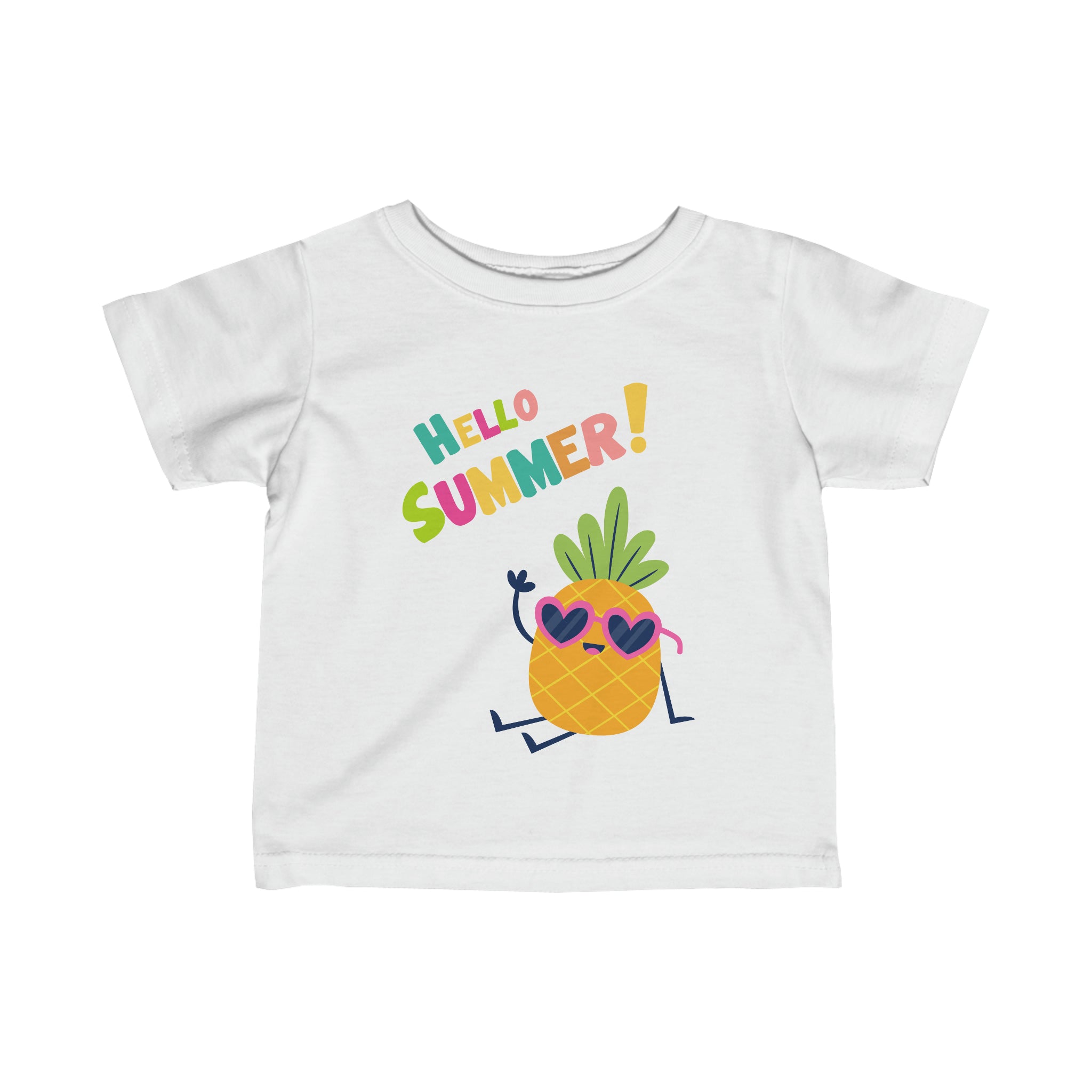 Hello Pineapple Summer Infant Fine Jersey Tee