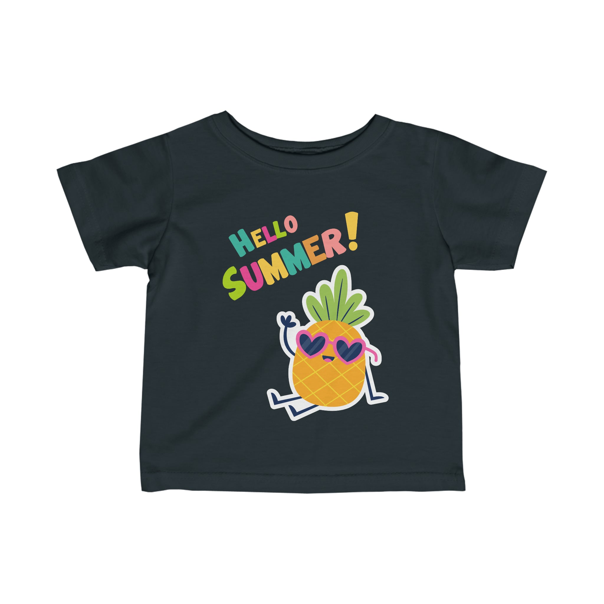 Hello Pineapple Summer Infant Fine Jersey Tee