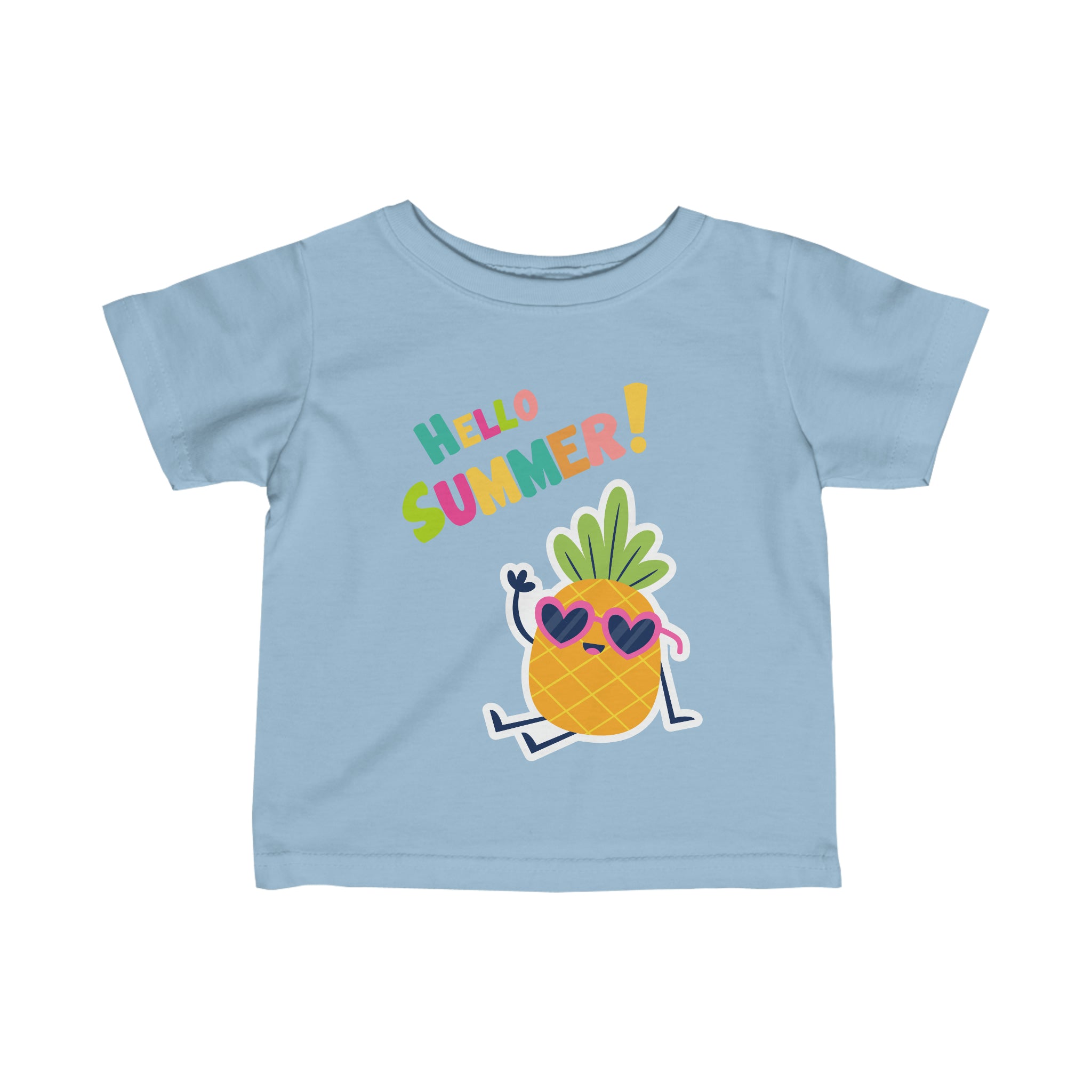 Hello Pineapple Summer Infant Fine Jersey Tee