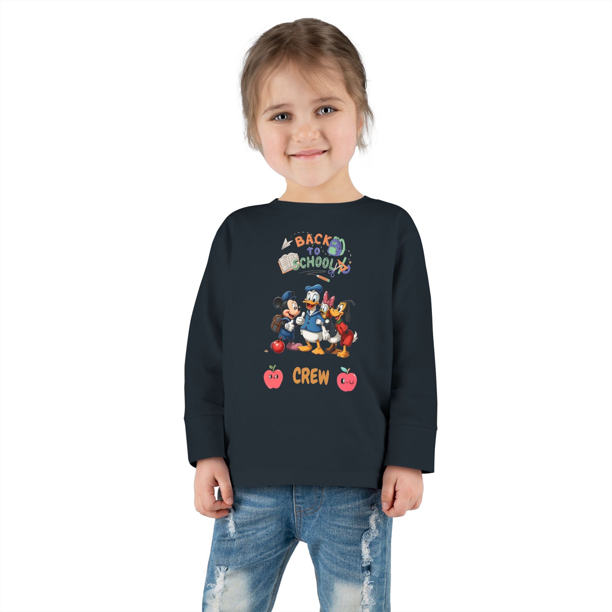 Back to School Crew Toddler Long Sleeve Tee