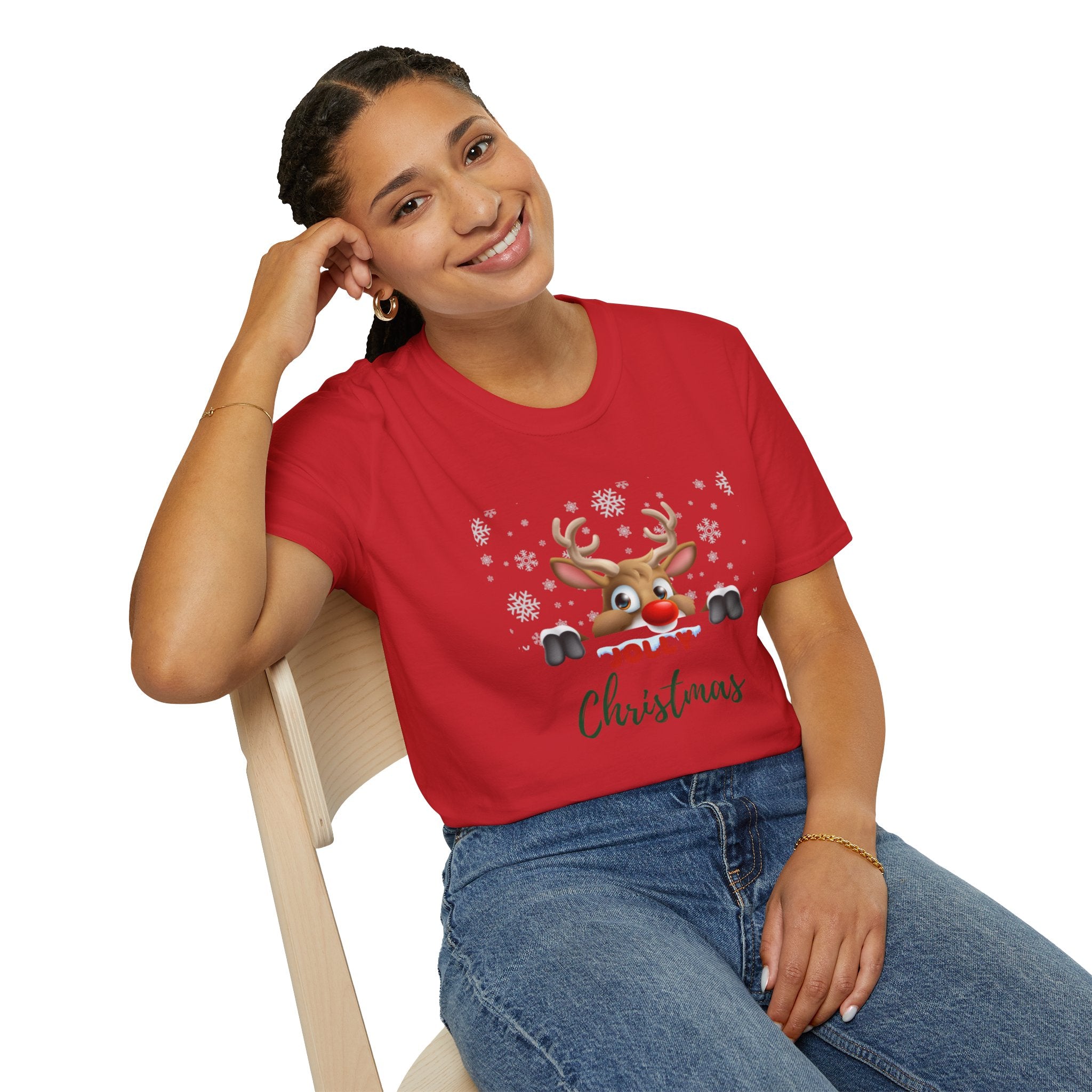 Jolly Christmas Unisex Softstyle T-Shirt