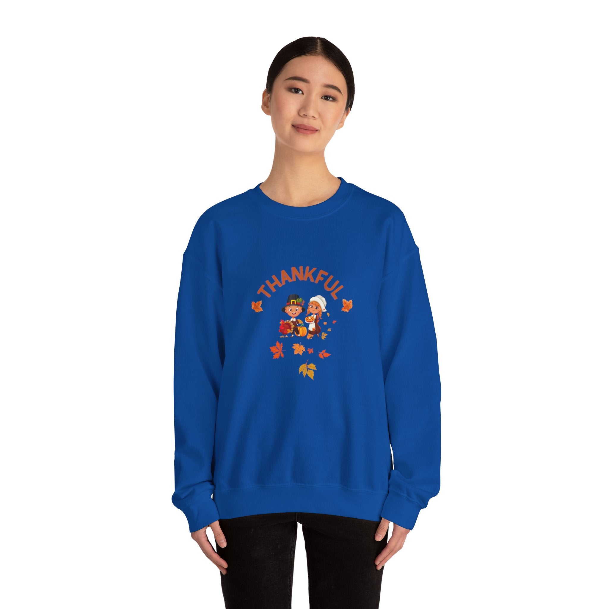 Pilgrims Turkey Day Unisex Heavy Blend™ Crewneck Sweatshirt