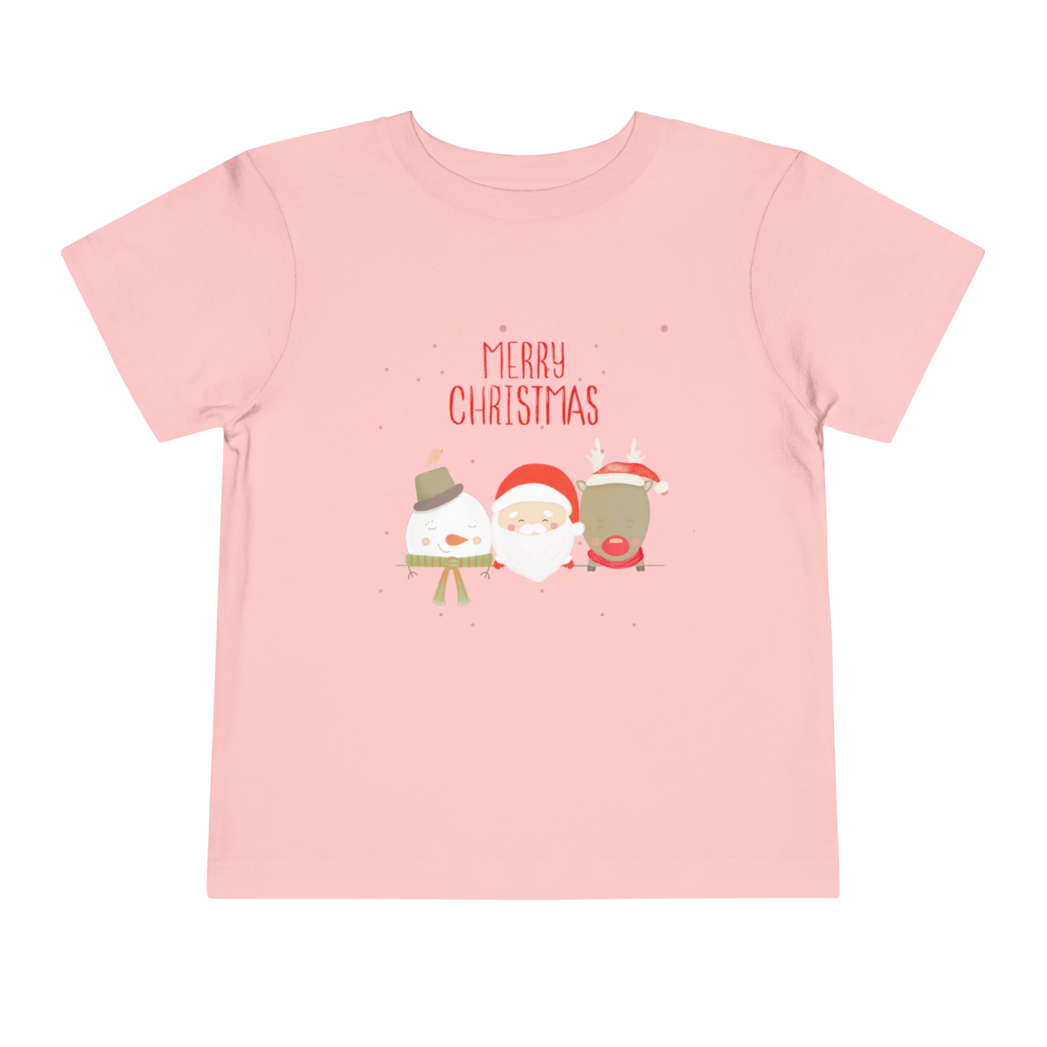 Merry Xmas Crew Toddler Short Sleeve Tee