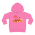 Happy Thanksgiving Turkey Toddler Pullover Fleece Hoodie