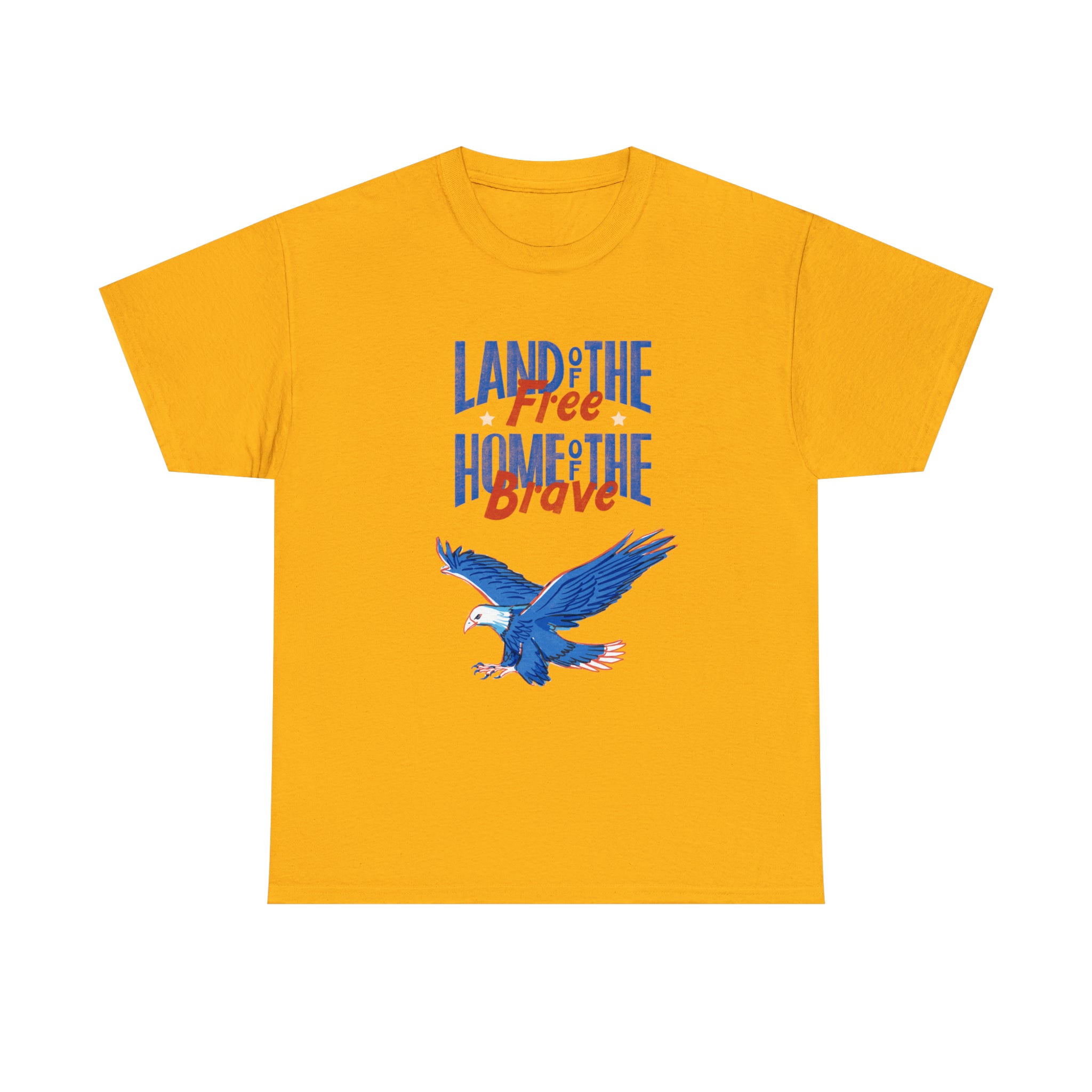 Land Of The Free Home Of The Brave Unisex Heavy Cotton Tee