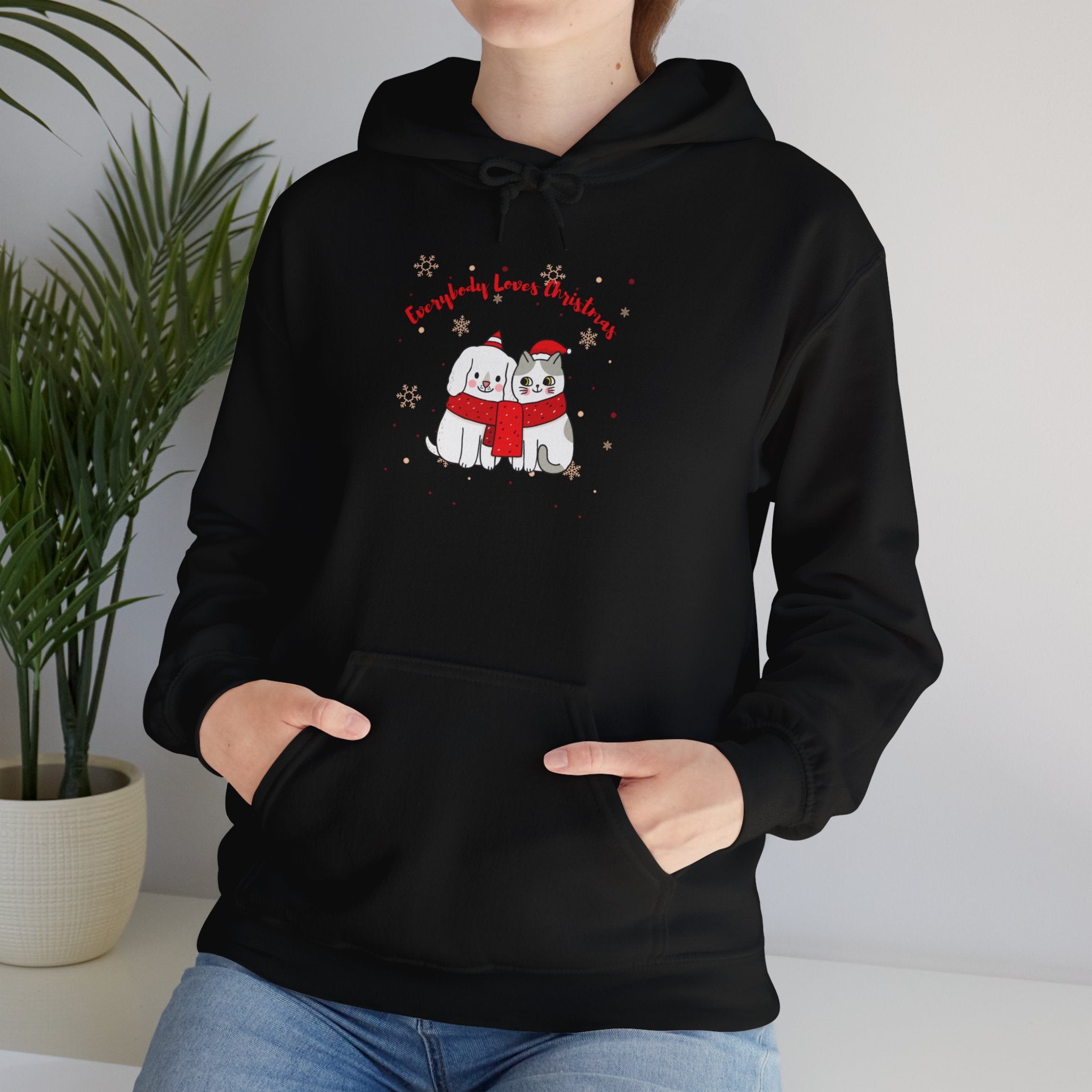 Everybody Loves Christmas Unisex Heavy Blend™ Hooded Sweatshirt