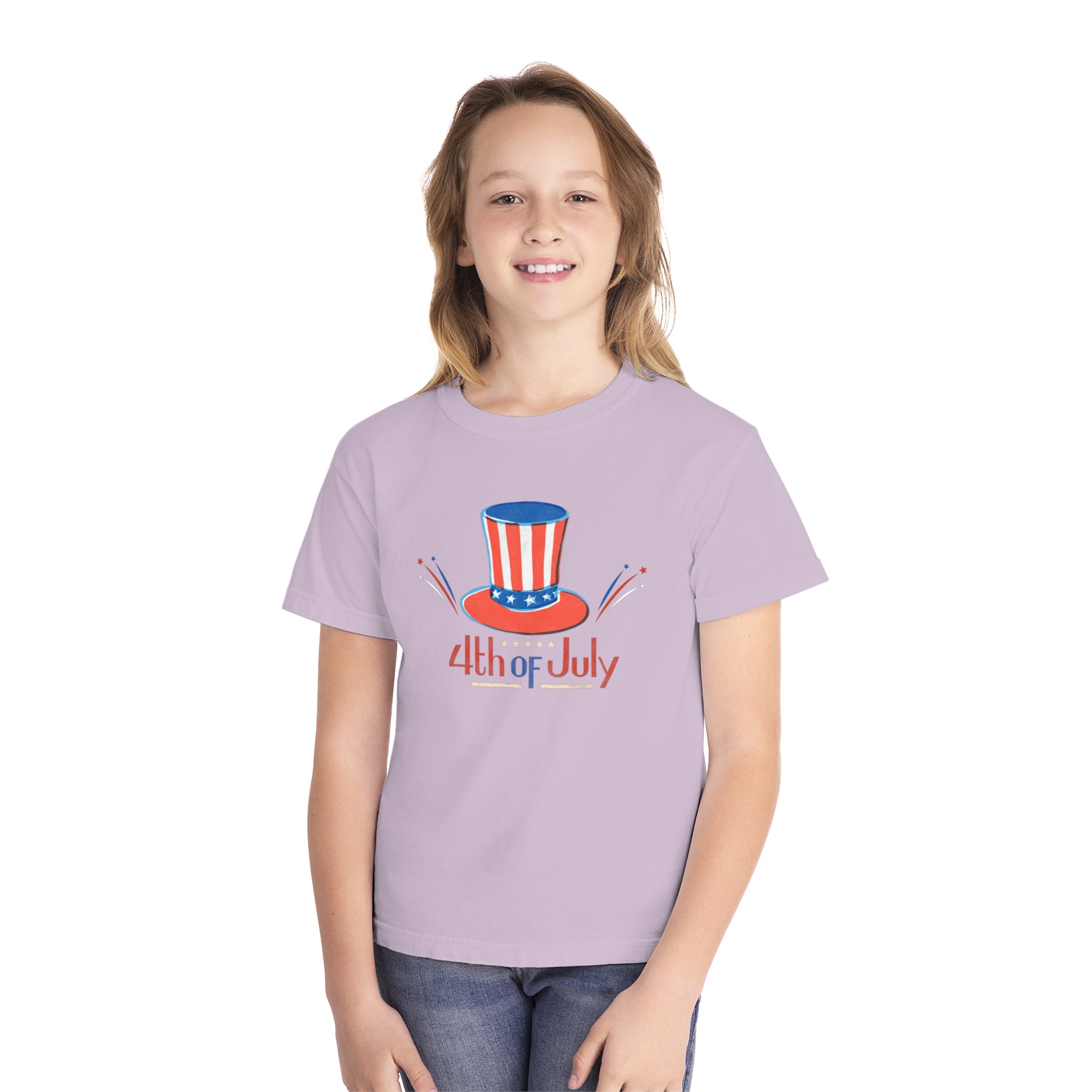 4th Of July Youth Midweight Tee