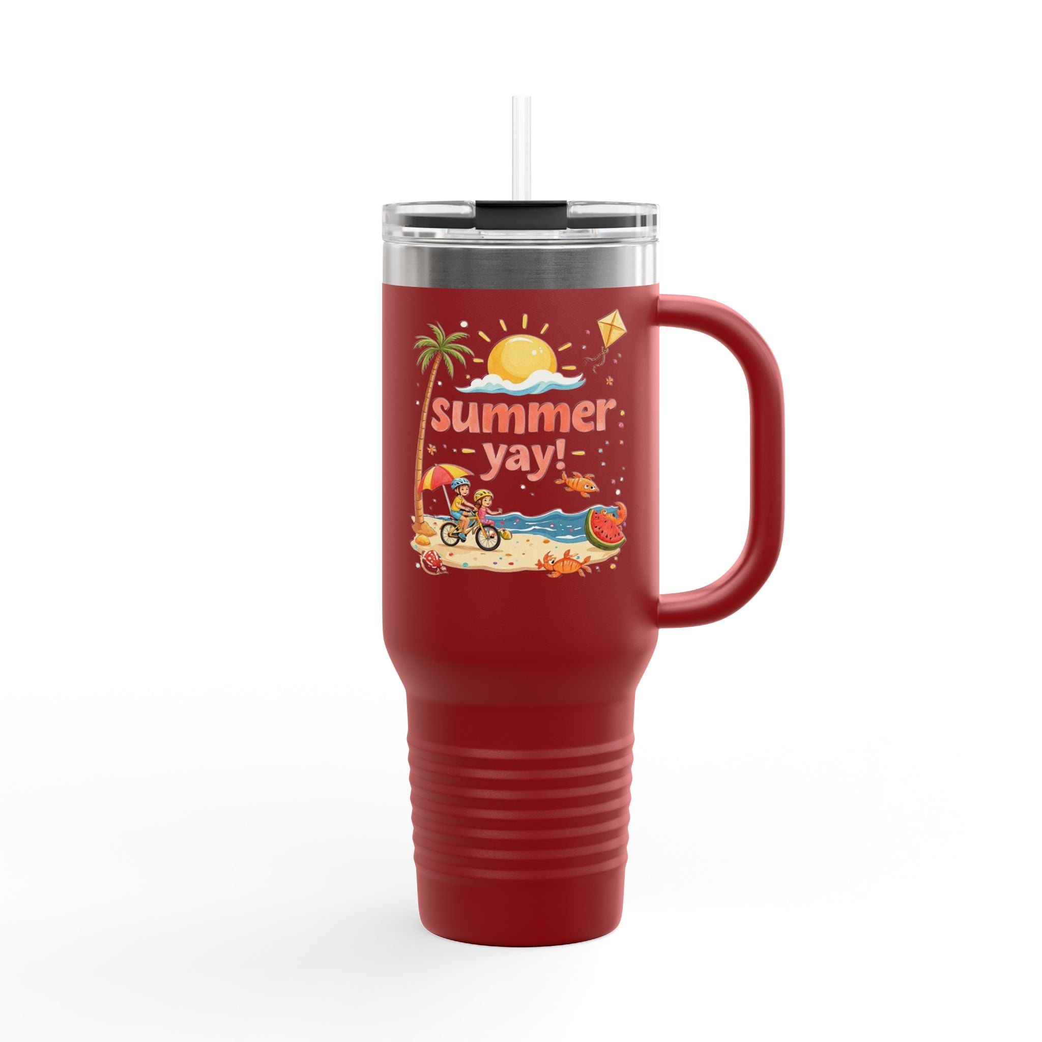 Summer Yay! Insulated Travel Mug, 40oz