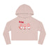 Love Gnome Day Women’s Cropped Hooded Sweatshirt