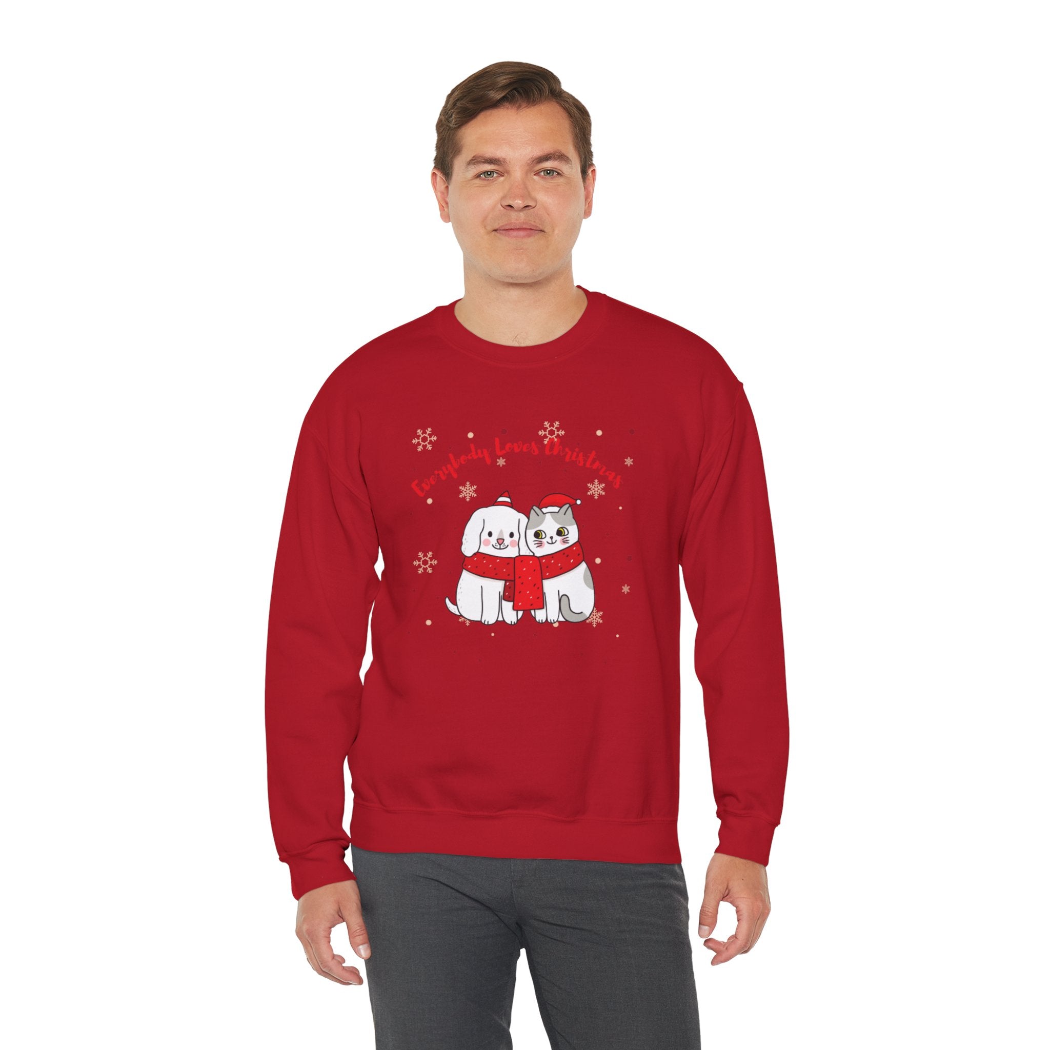 Everybody Loves Christmas Unisex Heavy Blend™ Crewneck Sweatshirt