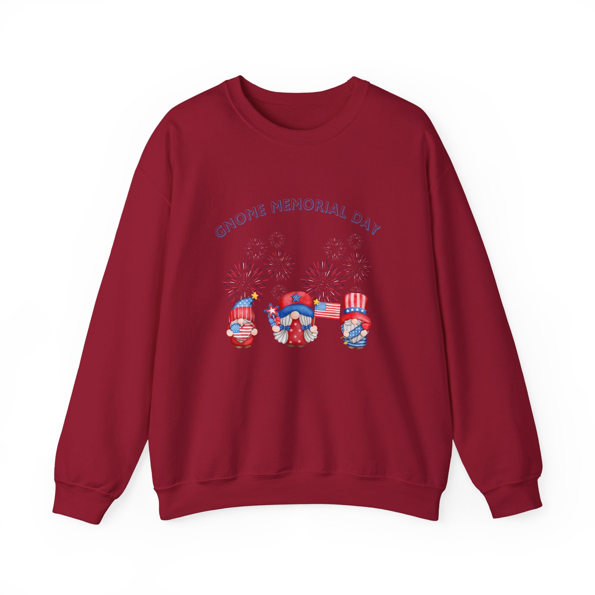 Gnome Memorial Day  Sweatshirt, Unisex Crewneck