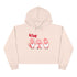 Love Gnome Day Crop Hoodie
