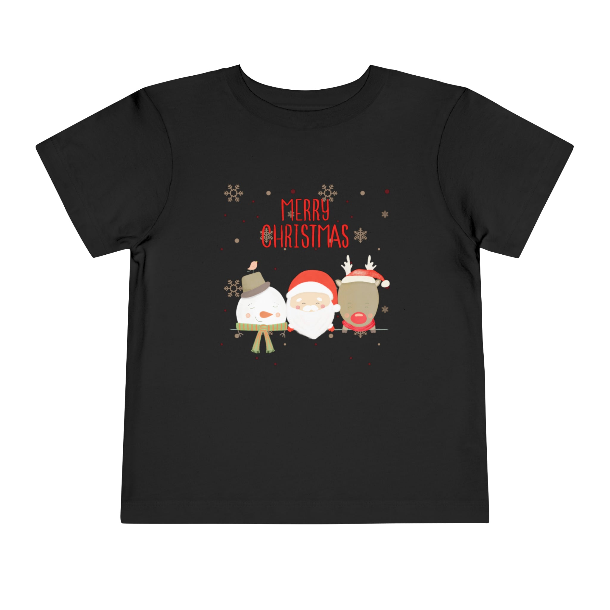 Merry Xmas Crew Toddler Short Sleeve Tee