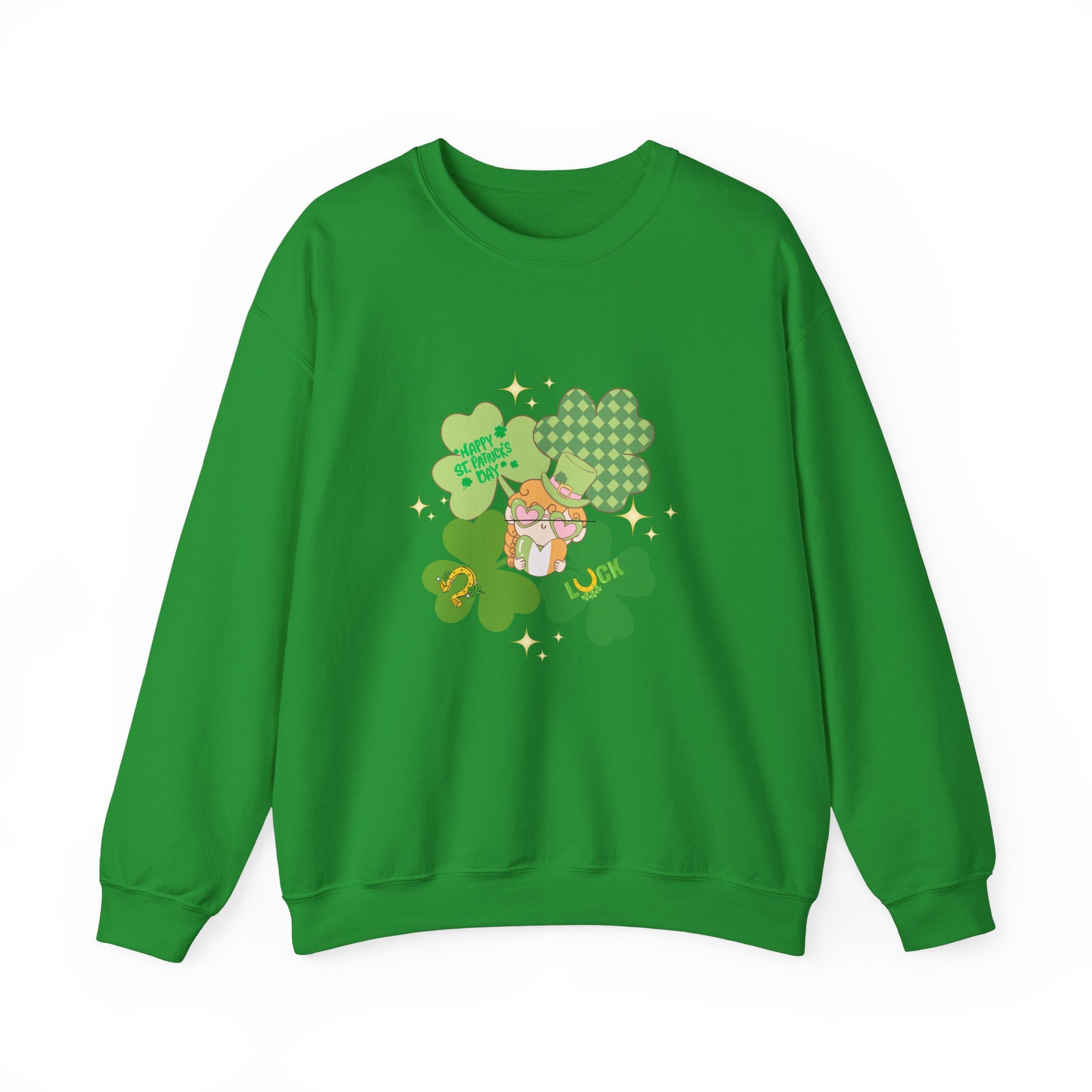 Retro St. Paddy's Day Unisex Heavy Blend™ Crewneck Sweatshirt