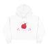 You Are The Apple Of My Eyes Crop Hoodie