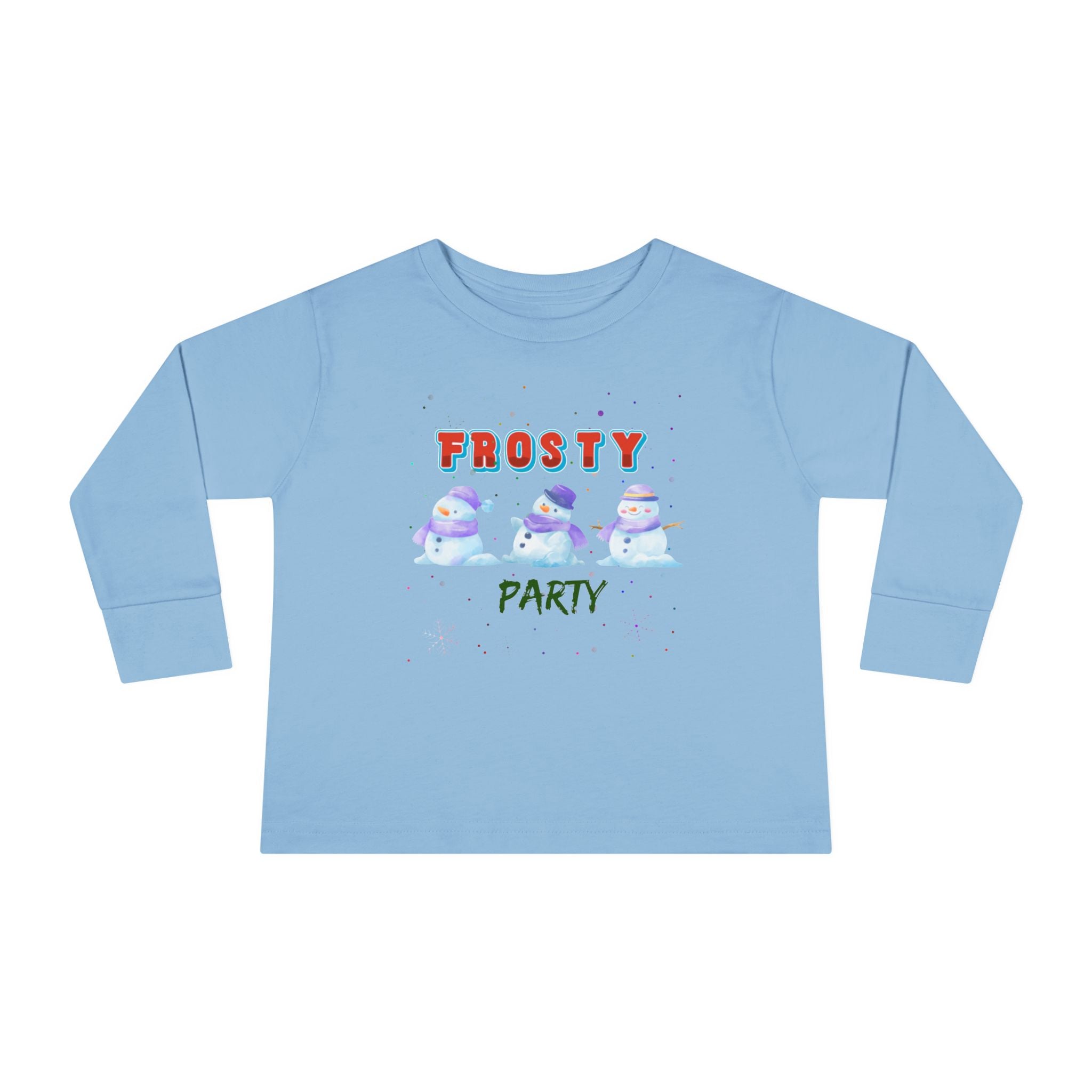 Frosty Party Toddler Long Sleeve Tee