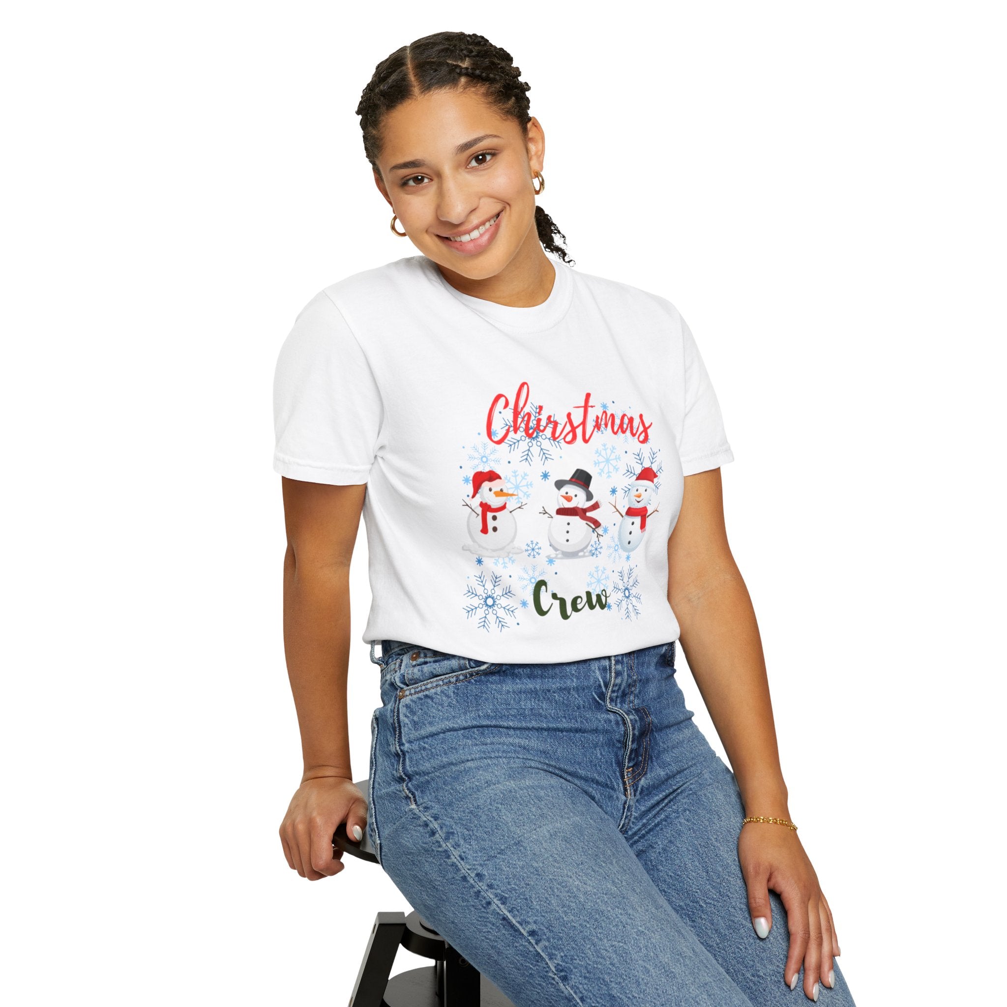 Christmas Crew Unisex Garment-Dyed T-shirt