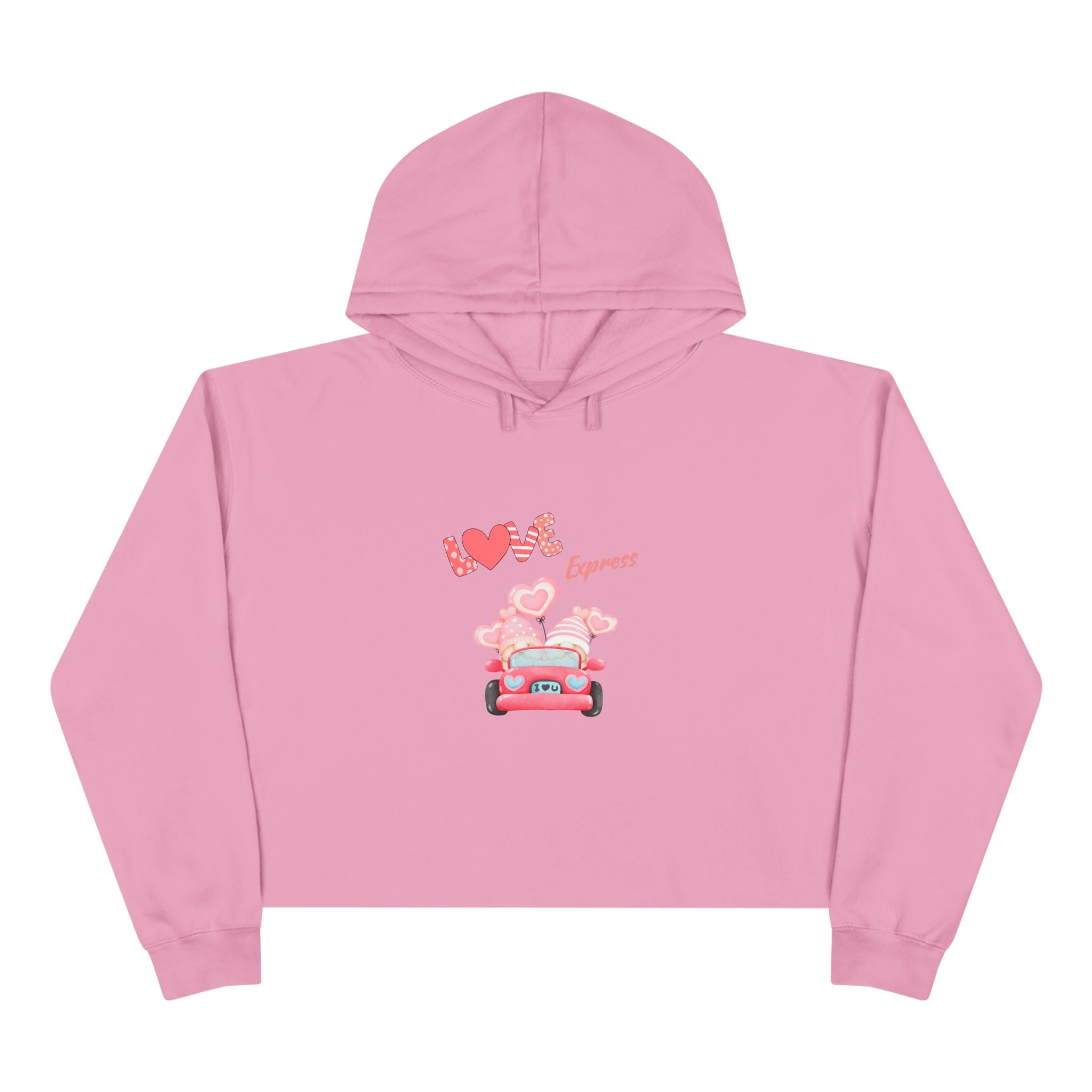 Love Express Crop Hoodie