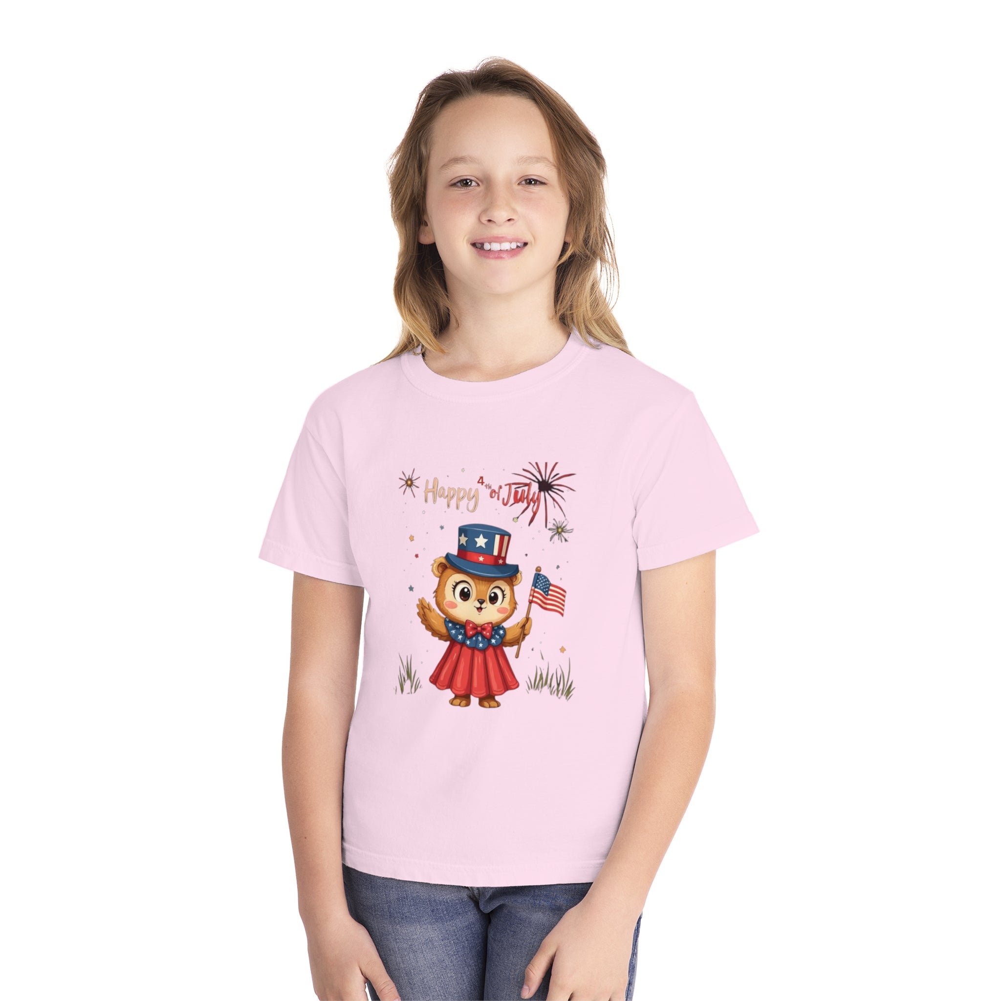 Happy Independence Day Youth Midweight Tee